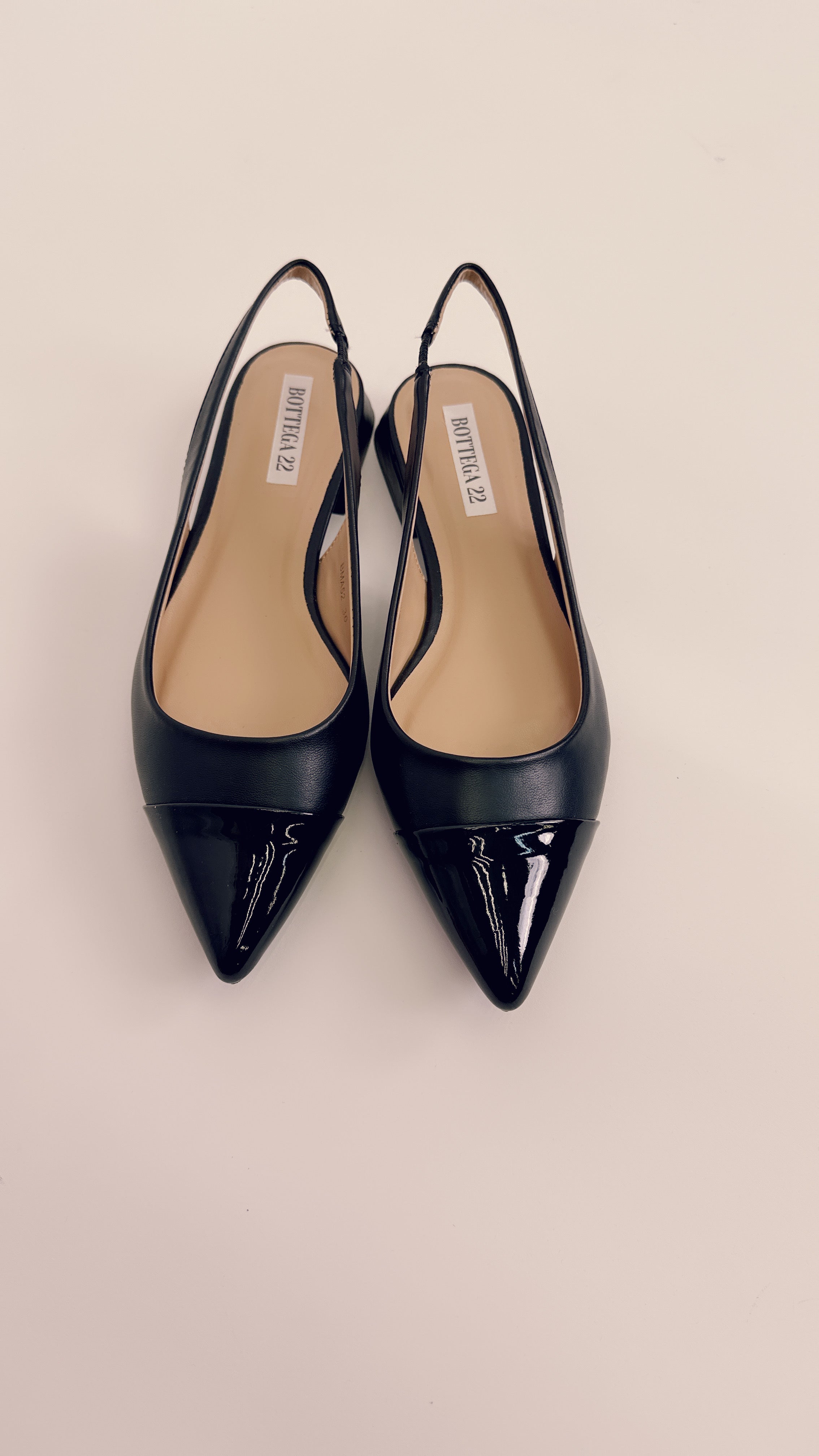 Ballerine punta in vernice