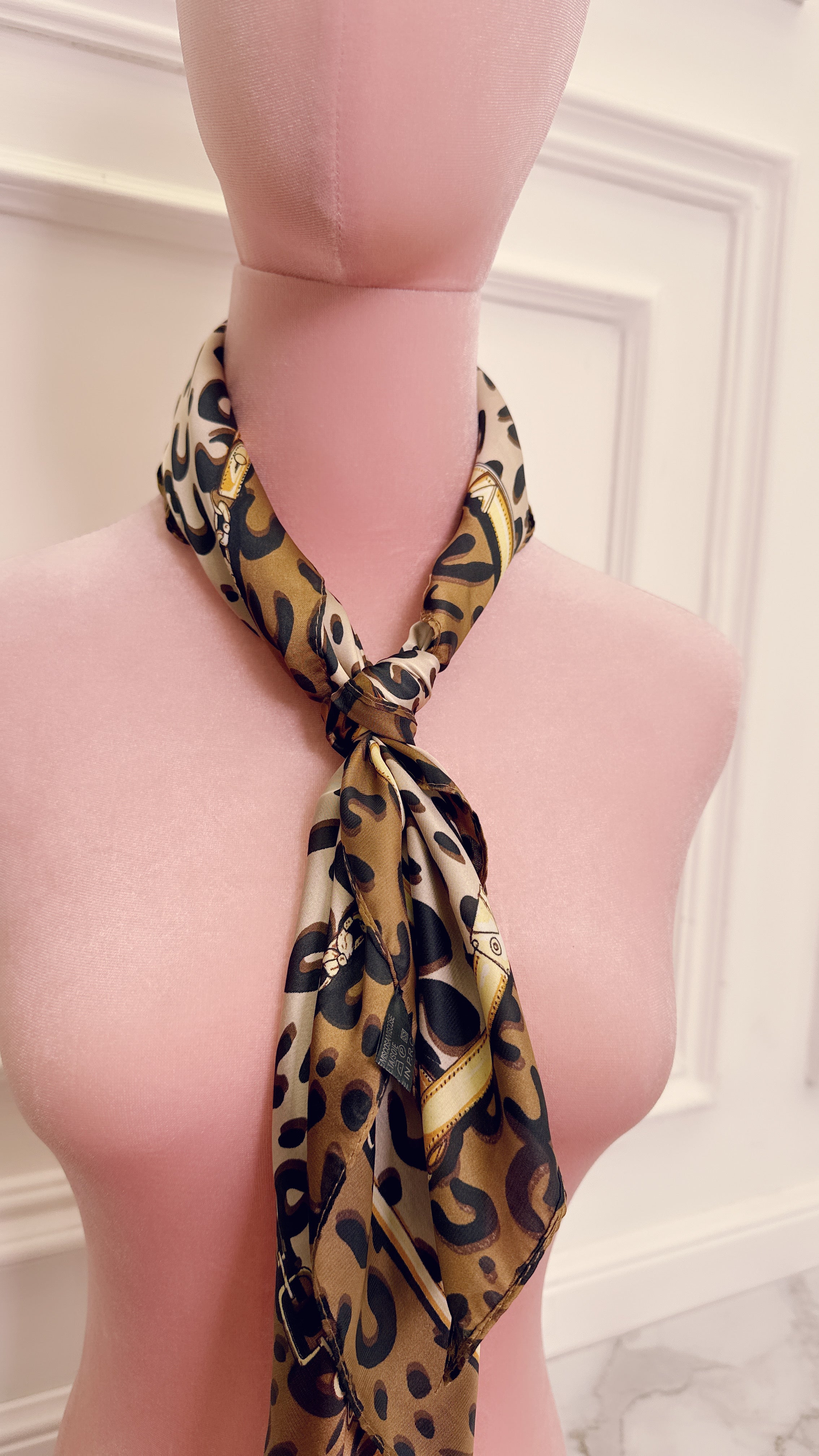 Foulard Leopardato