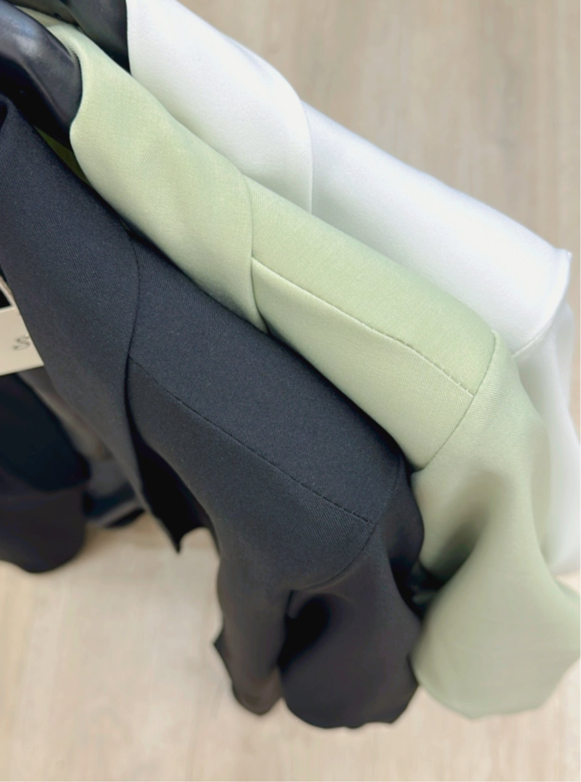 Blazer manica arricciata