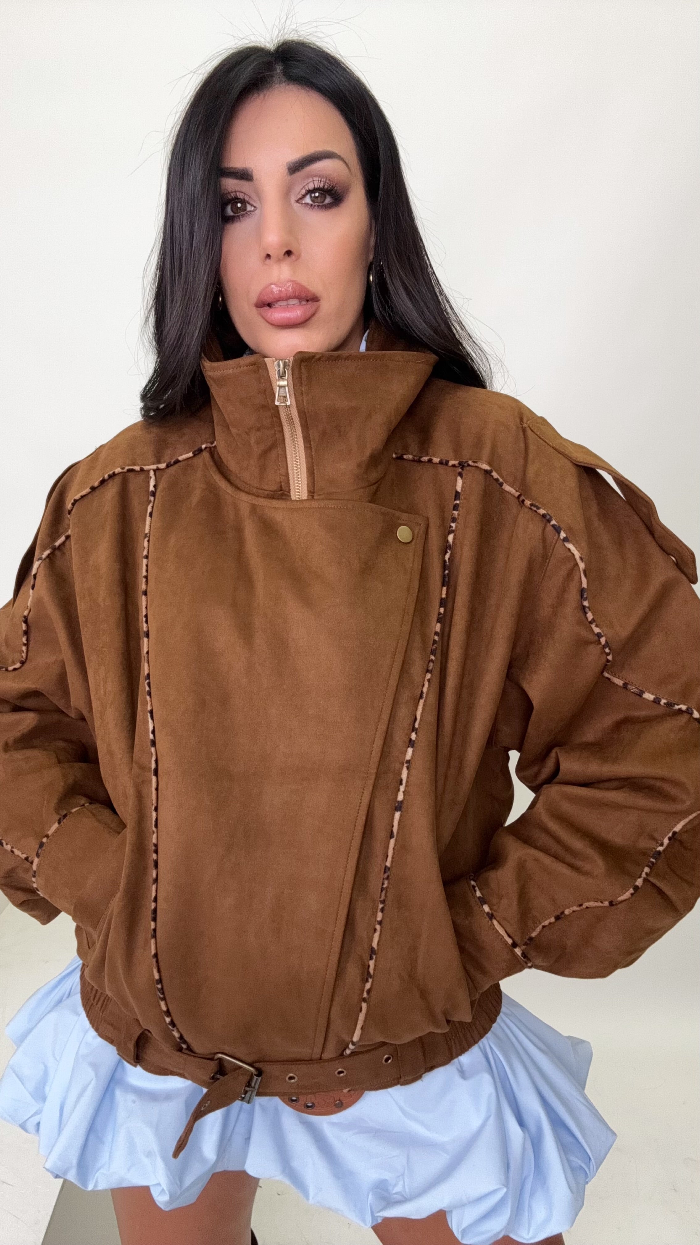 Bomber renna dettagli Leo