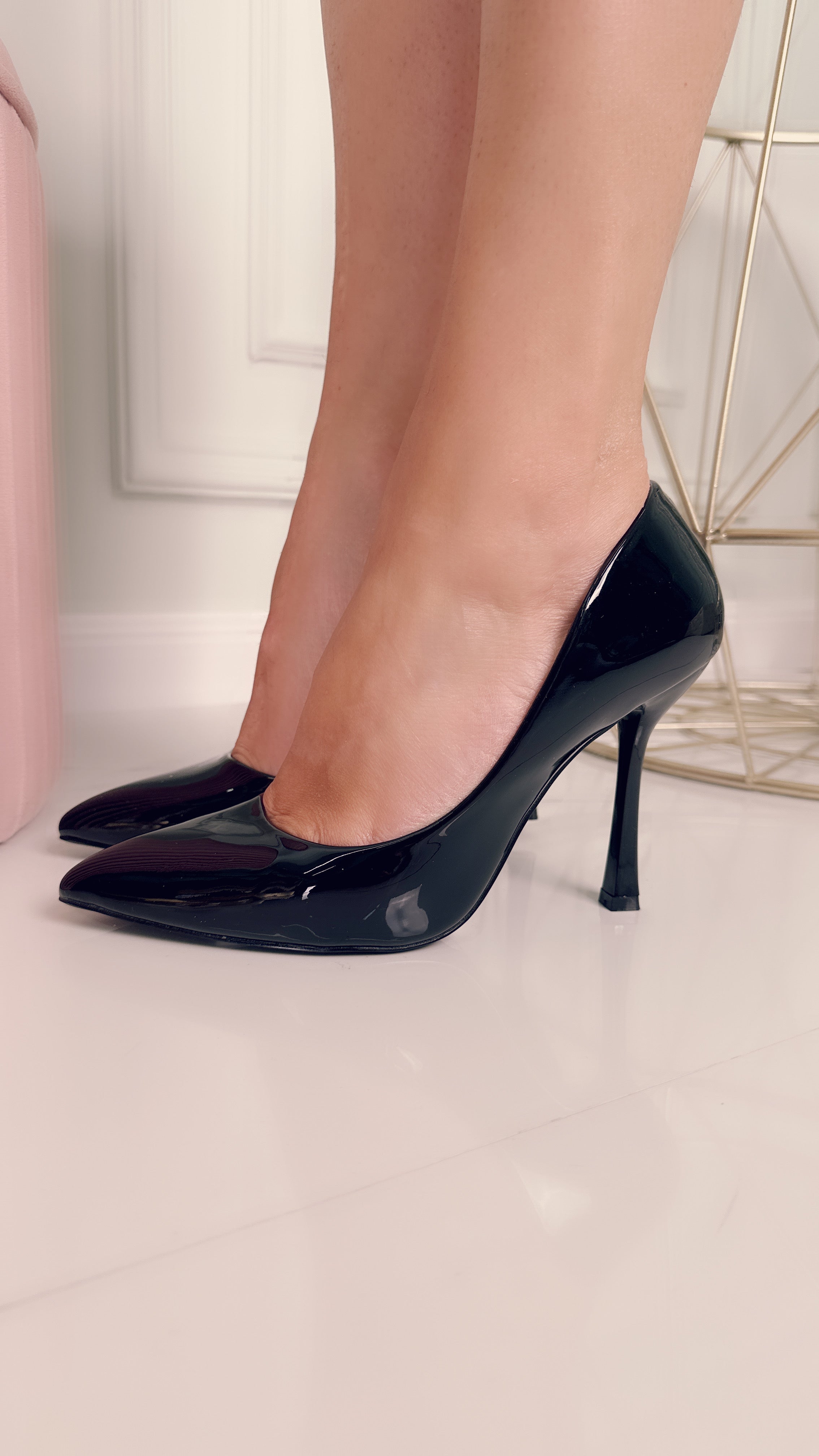 Decoltè vernice black 331