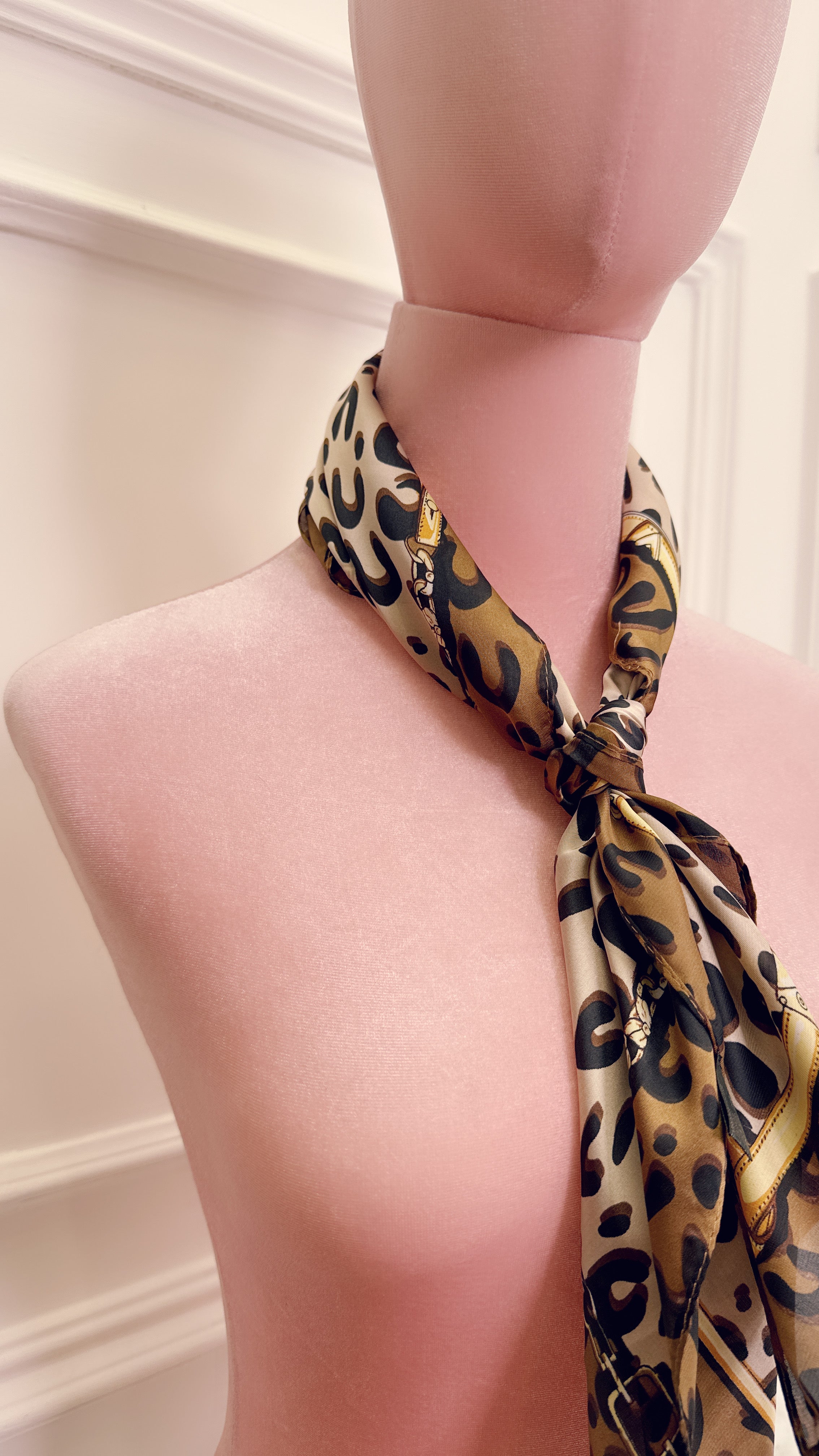 Foulard Leopardato