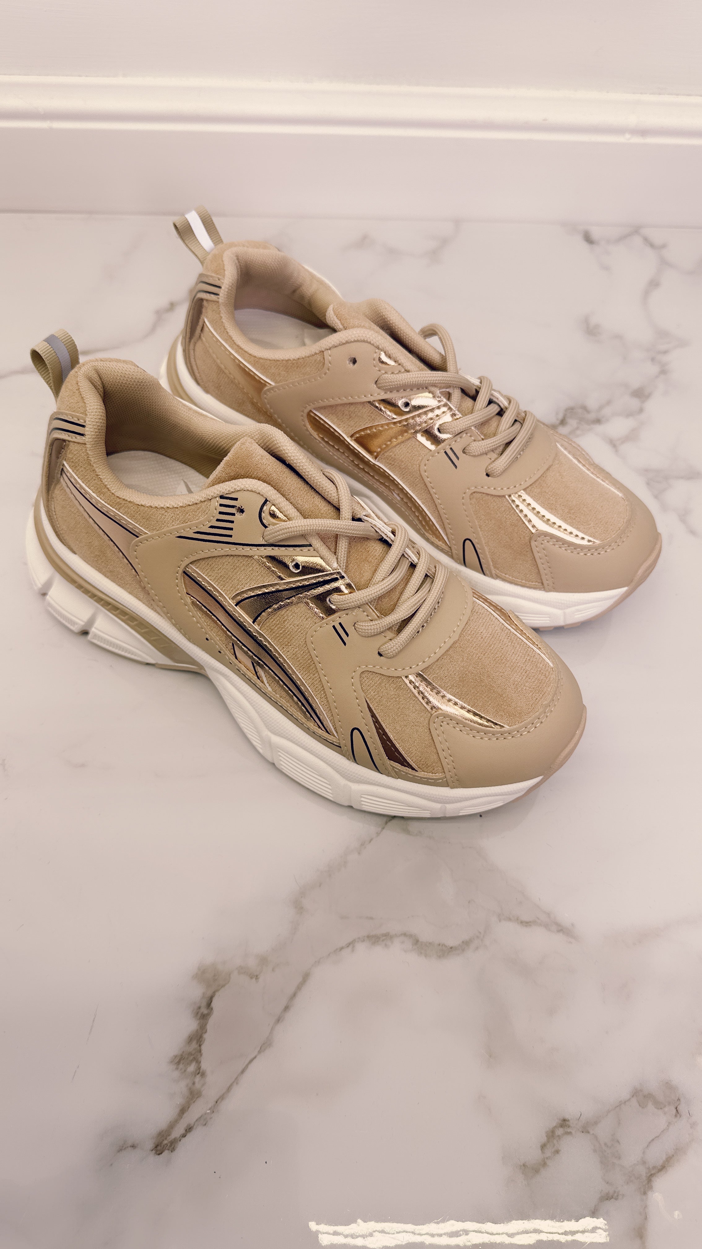 Sneakers beige scuro 169
