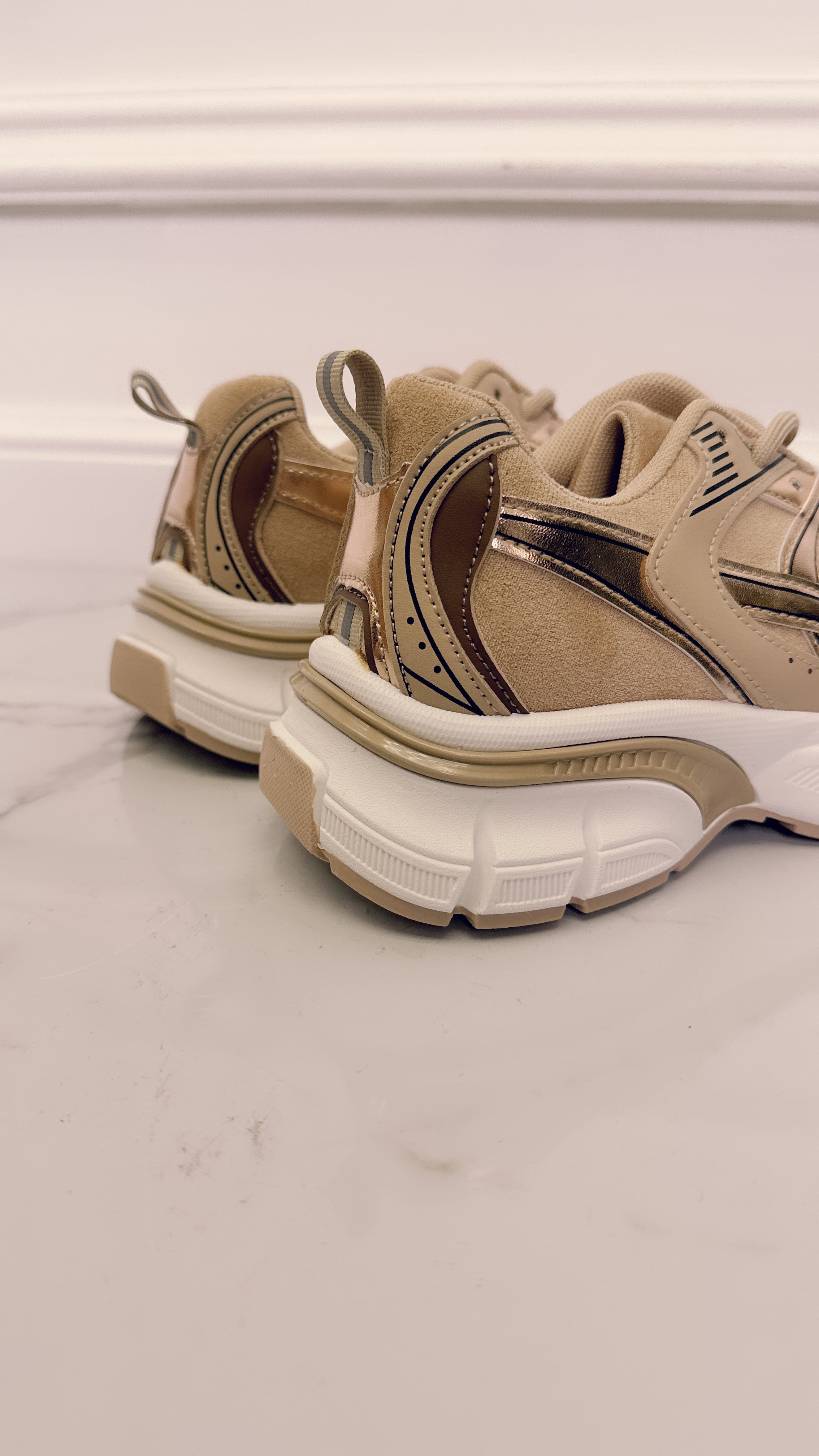 Sneakers beige scuro 169