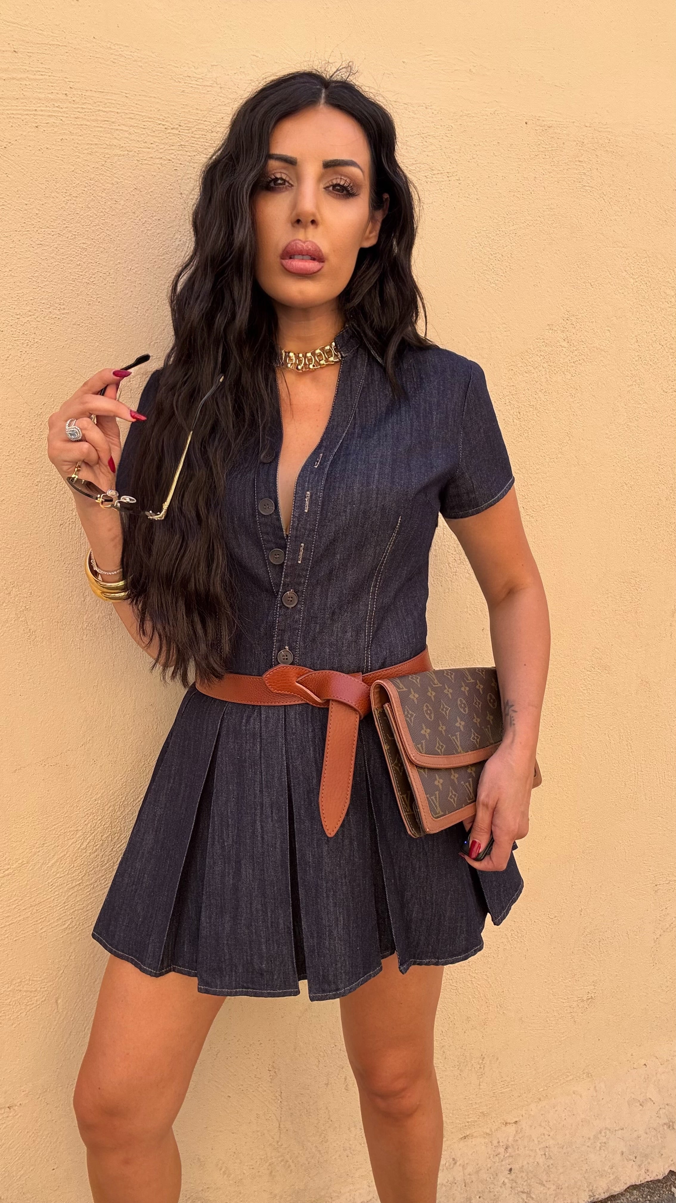 Abitino blu denim