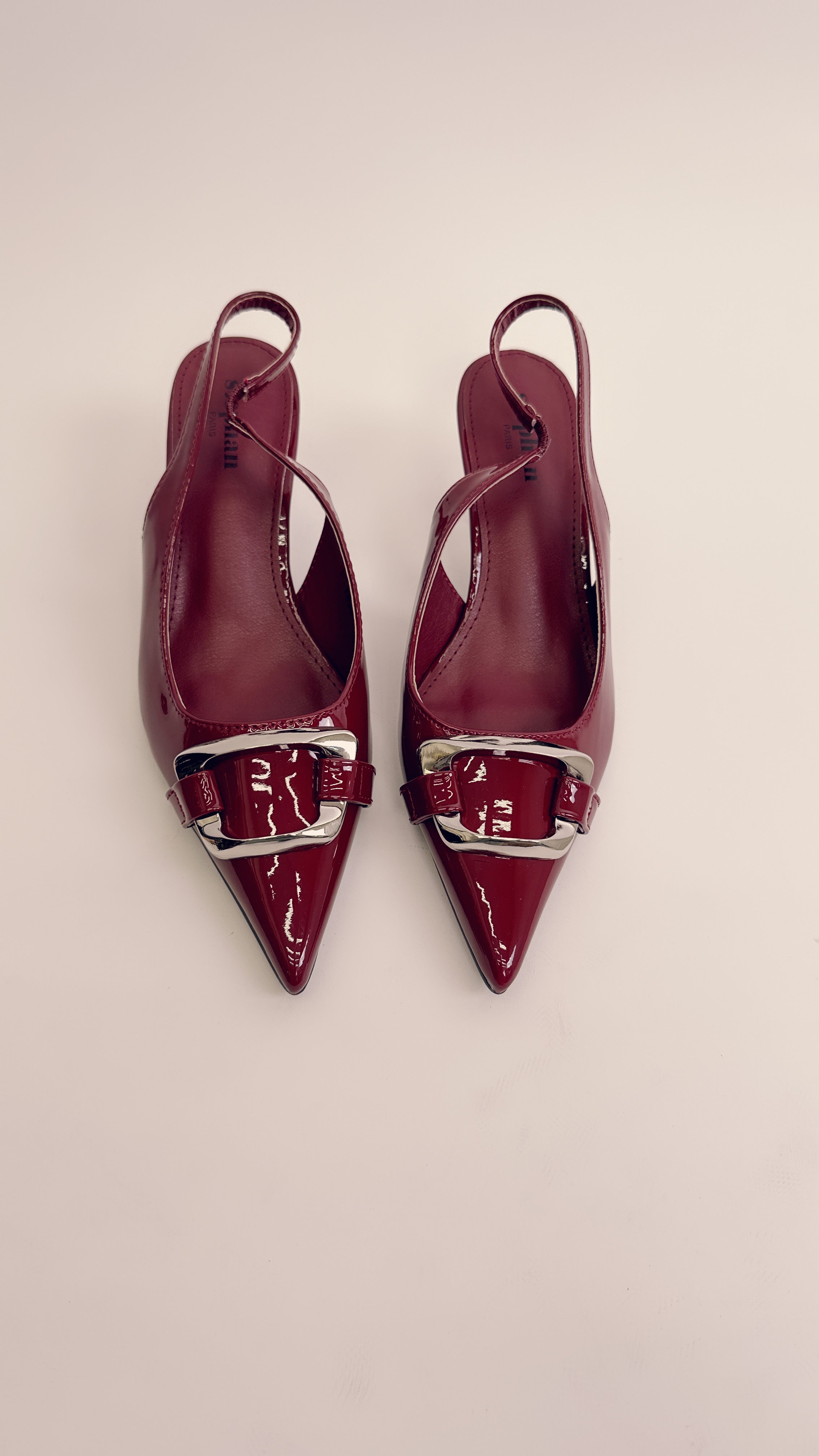 Slingback bordoux P1430