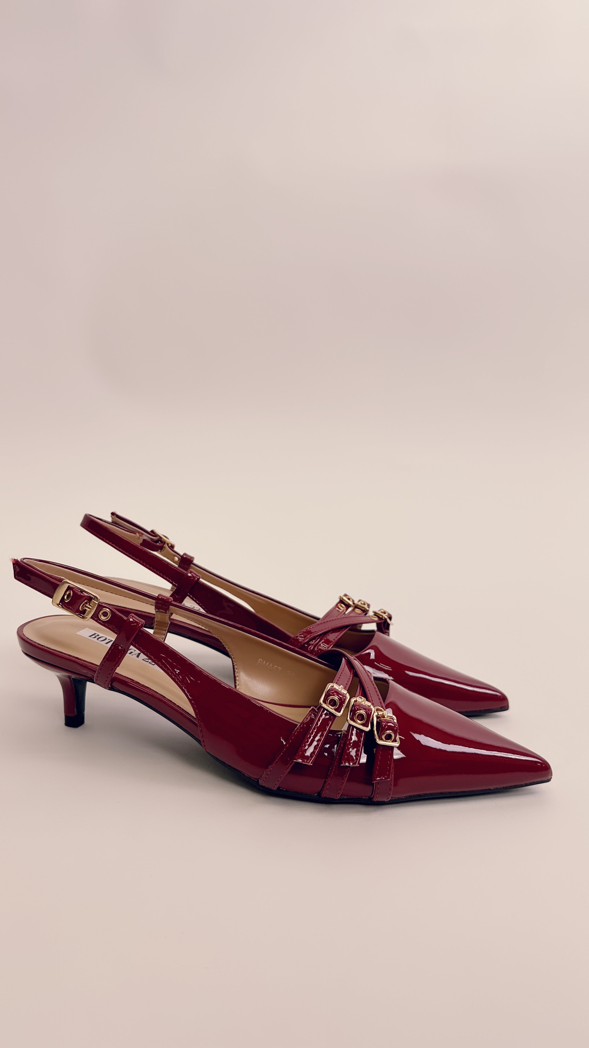Slingback bordoux bma57