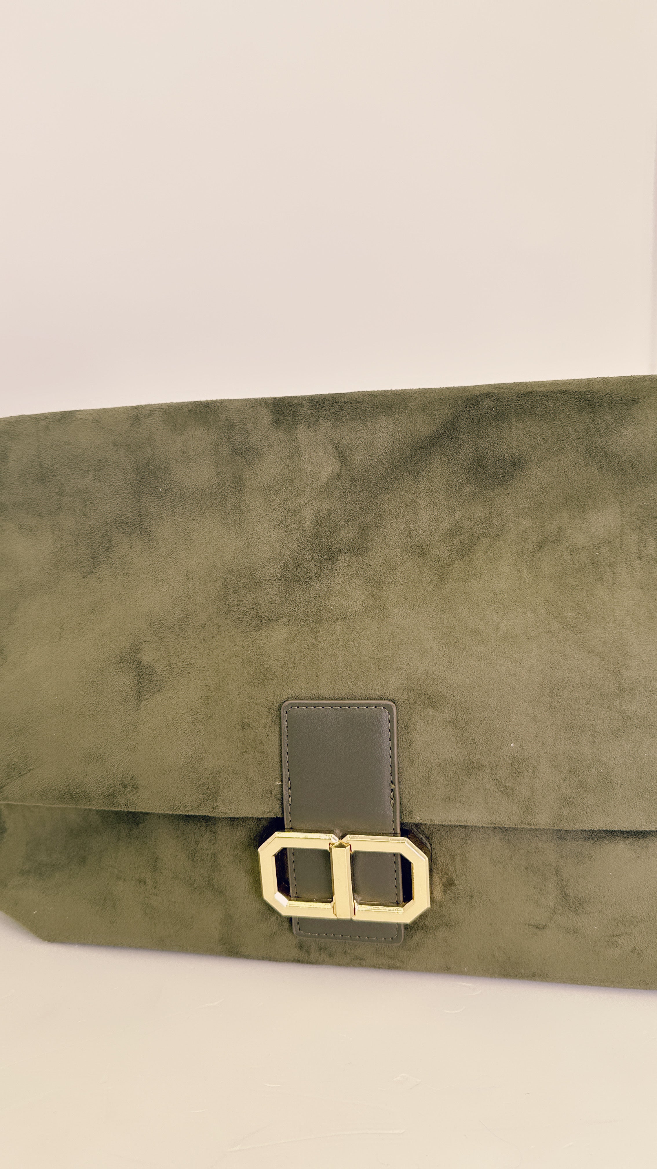 Maxi clutch verde bosco