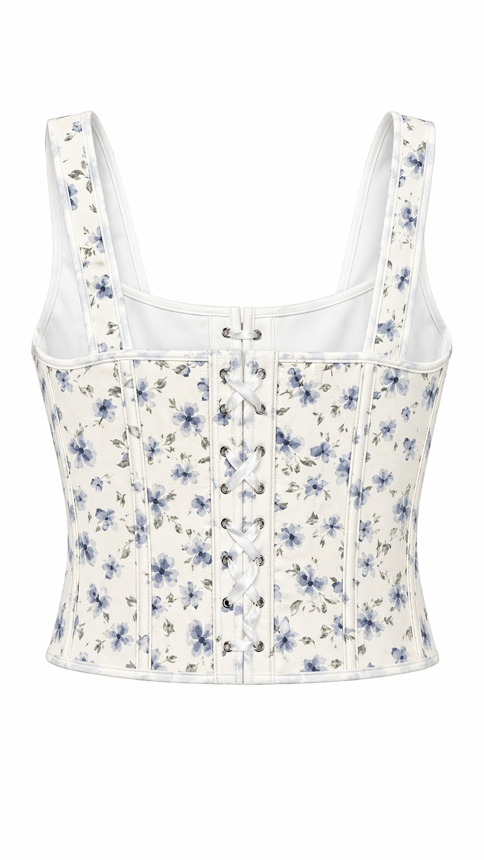 Top bustino fiori