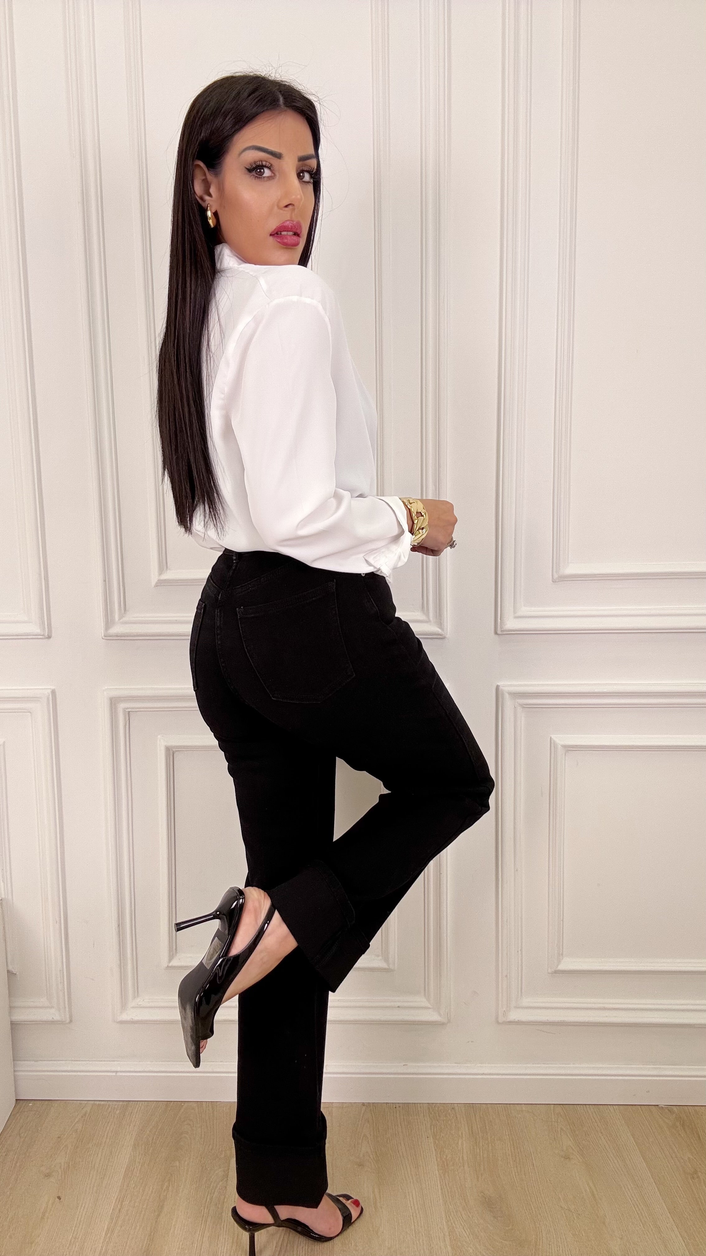 Camicia basic White no stiro