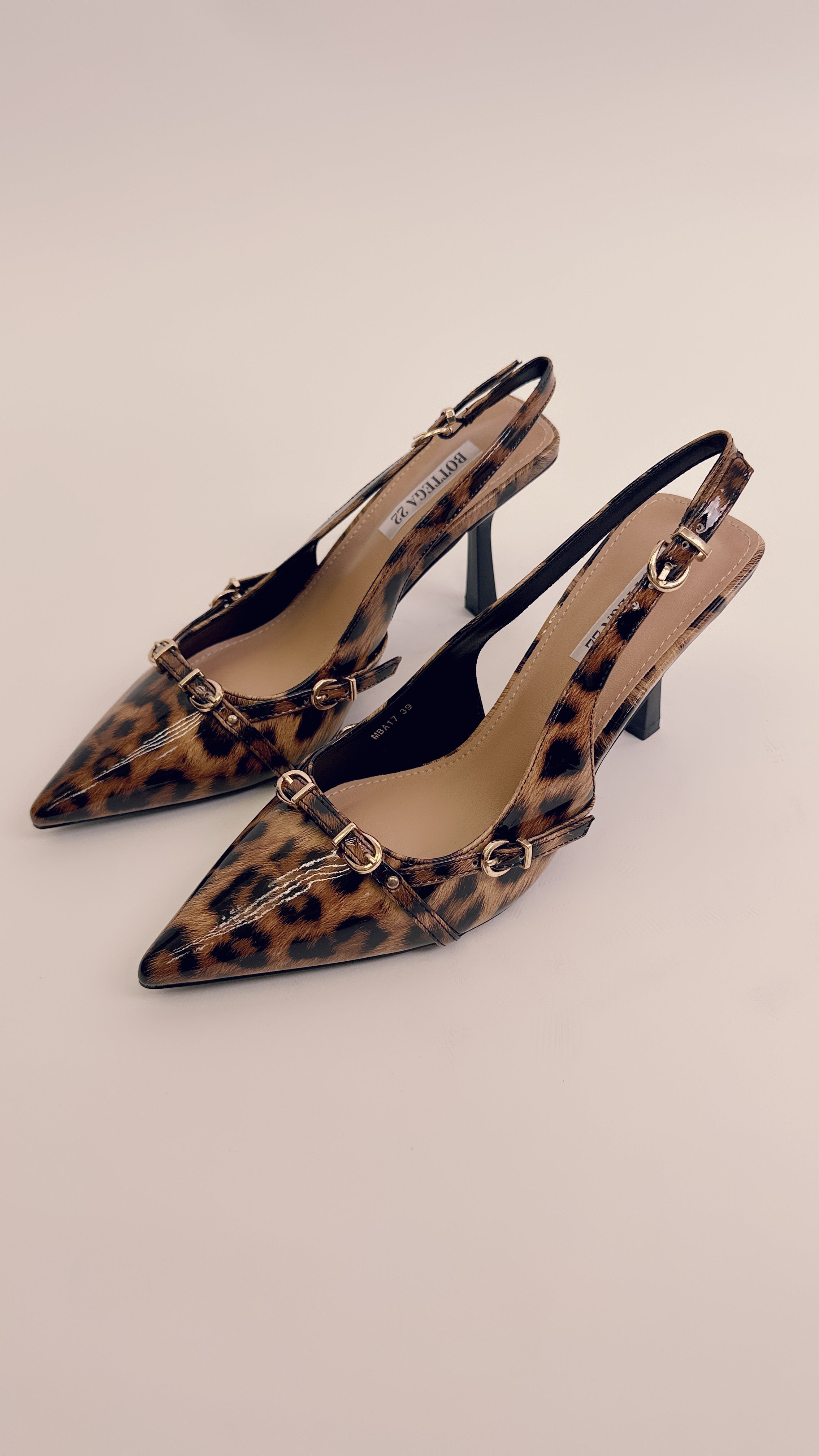 Slingback animalier mba17