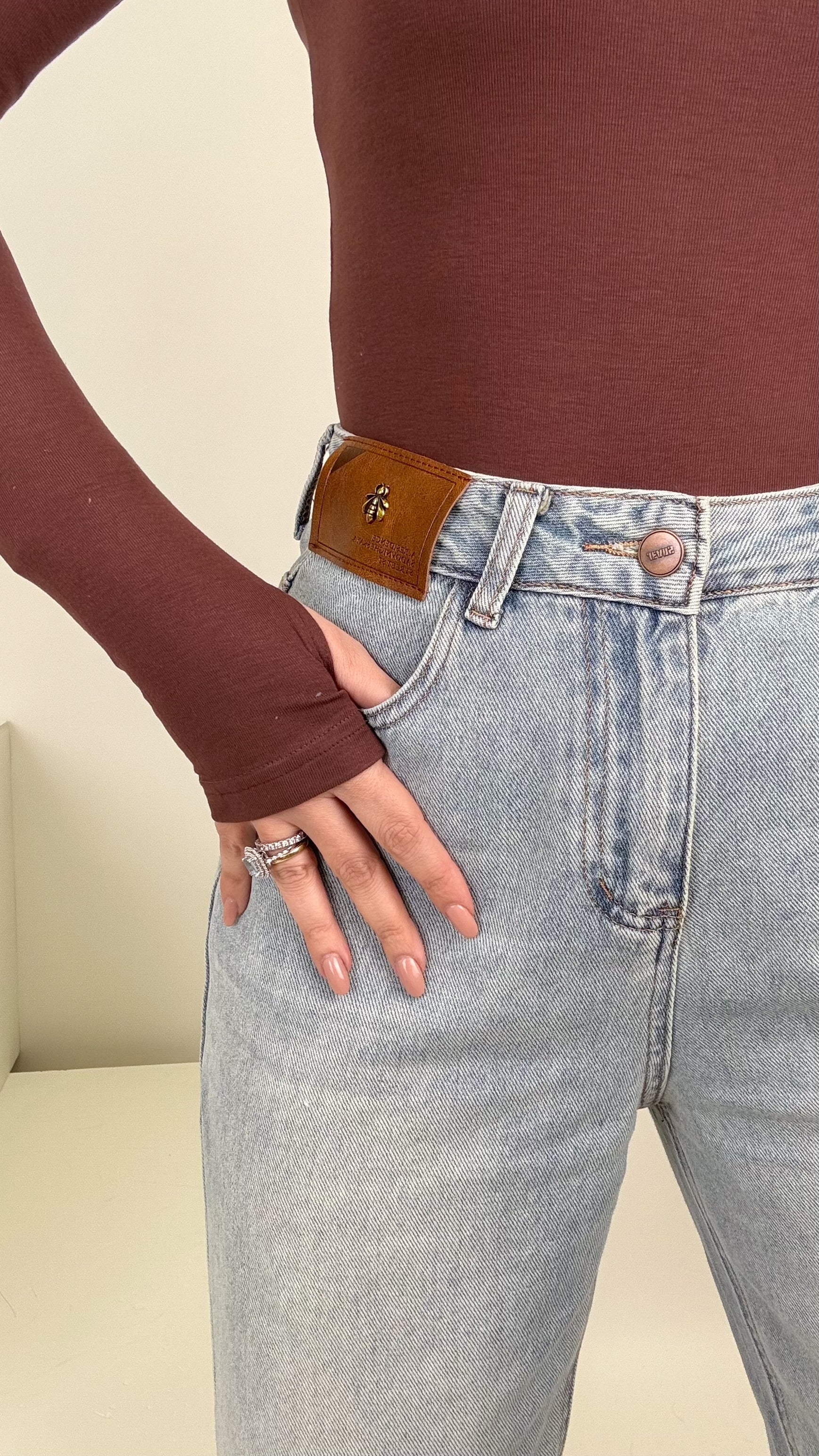 Denim sabbiato 7/8