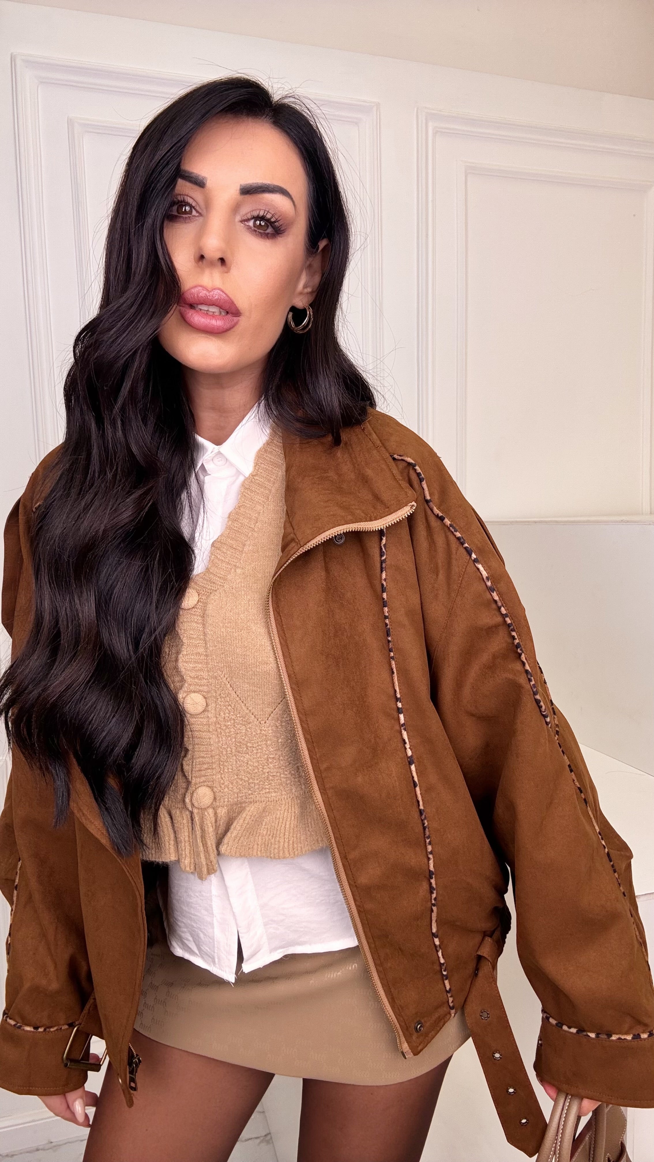 Giubbotto in renna piumino