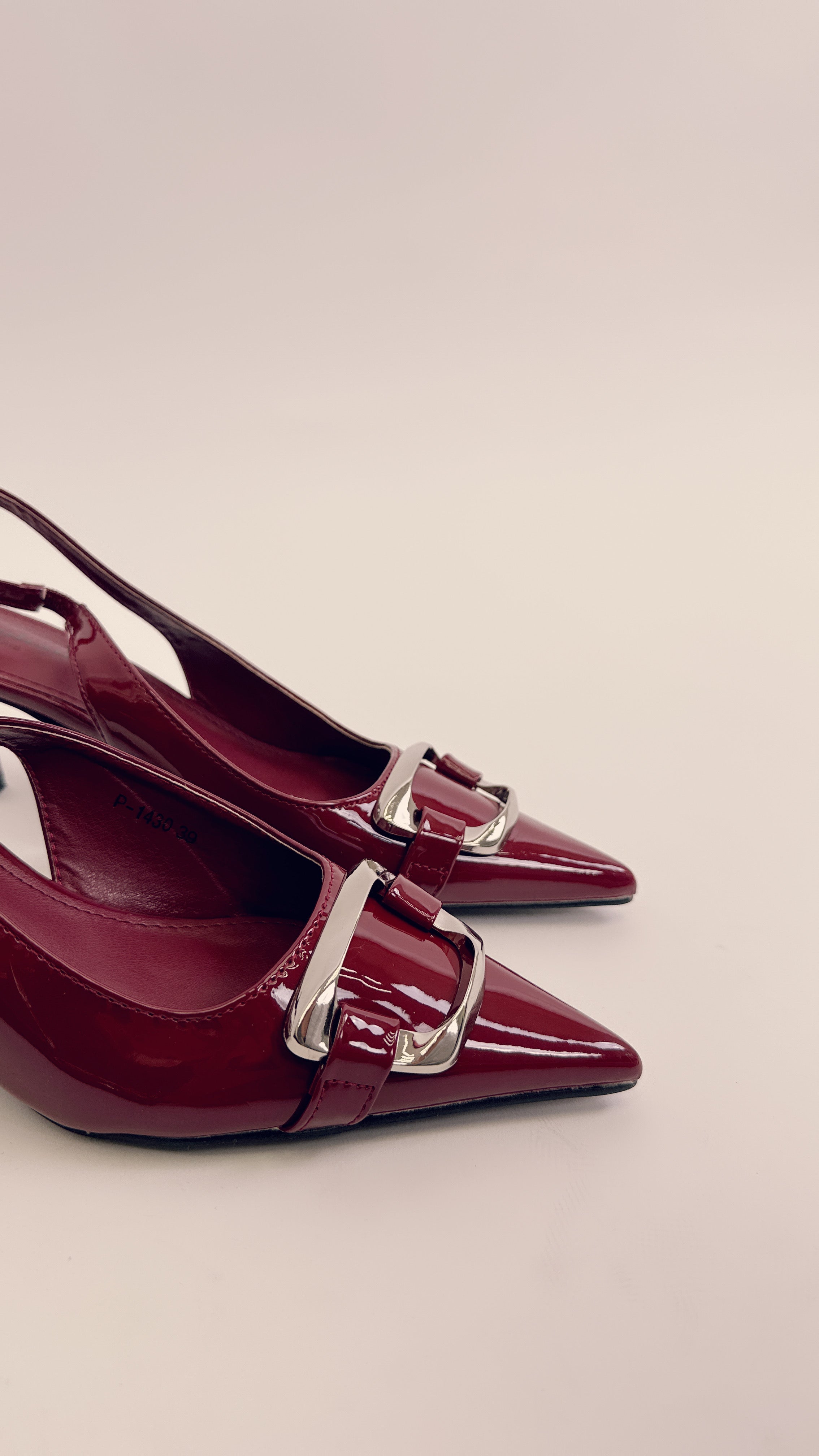 Slingback bordoux P1430