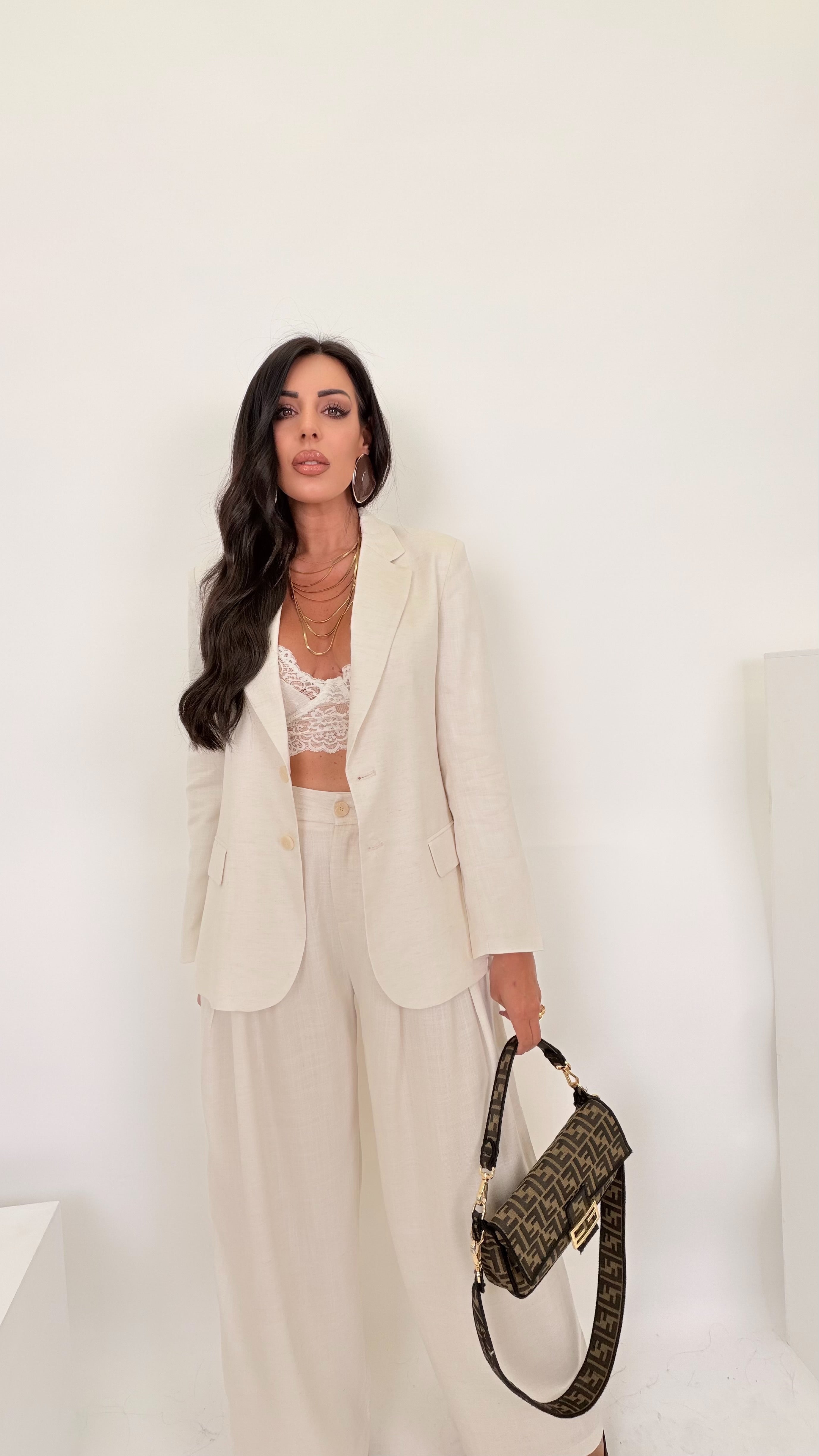 Tallieur misto lino panna