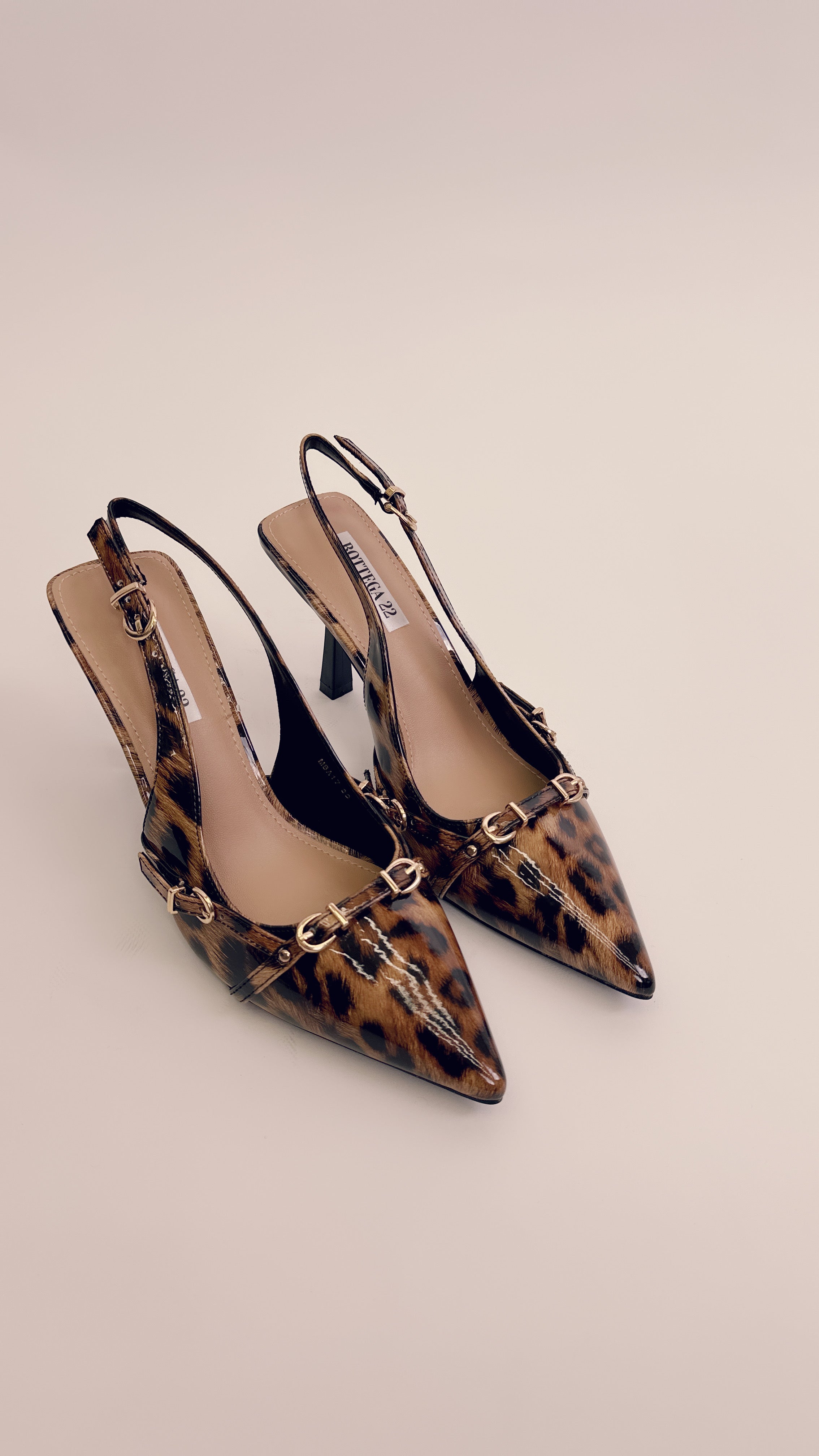 Slingback animalier mba17