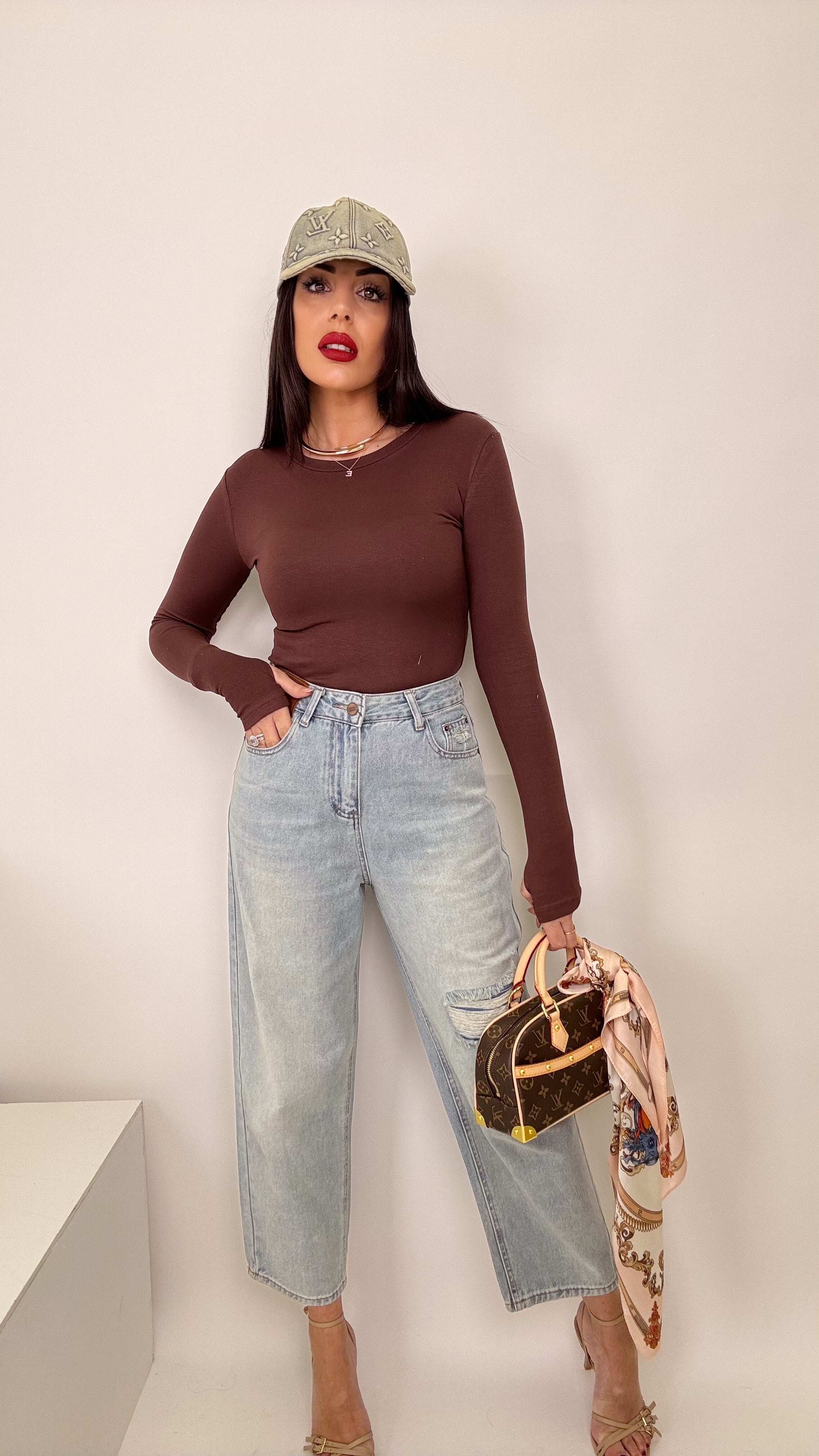 Denim sabbiato 7/8