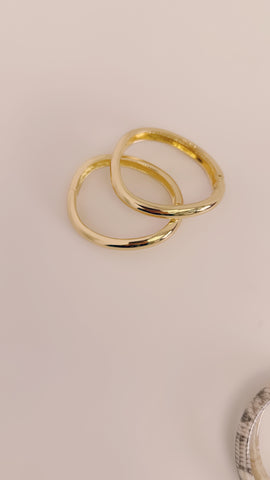 Set bracciale oro onda
