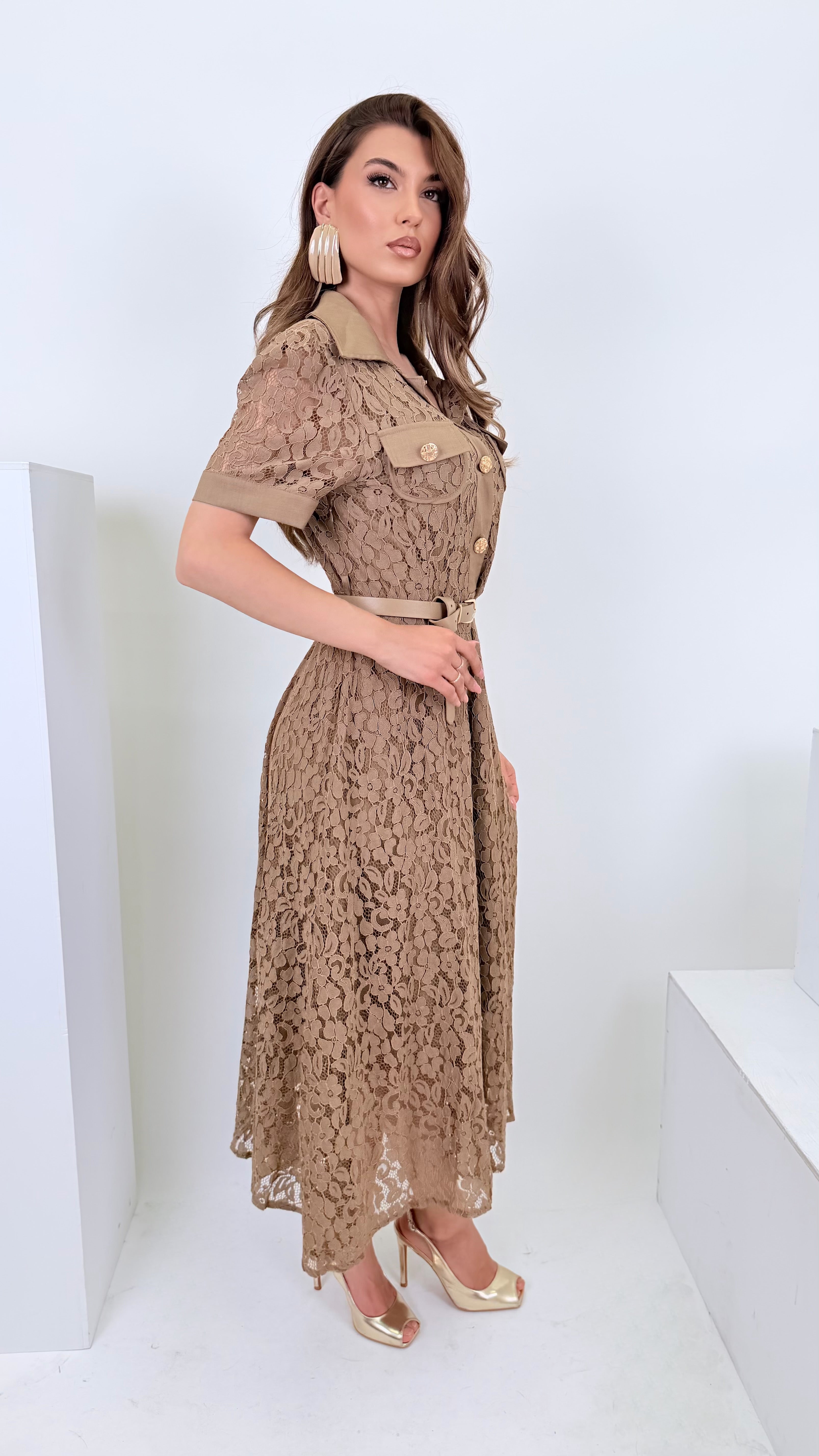 Dress Soleil brown