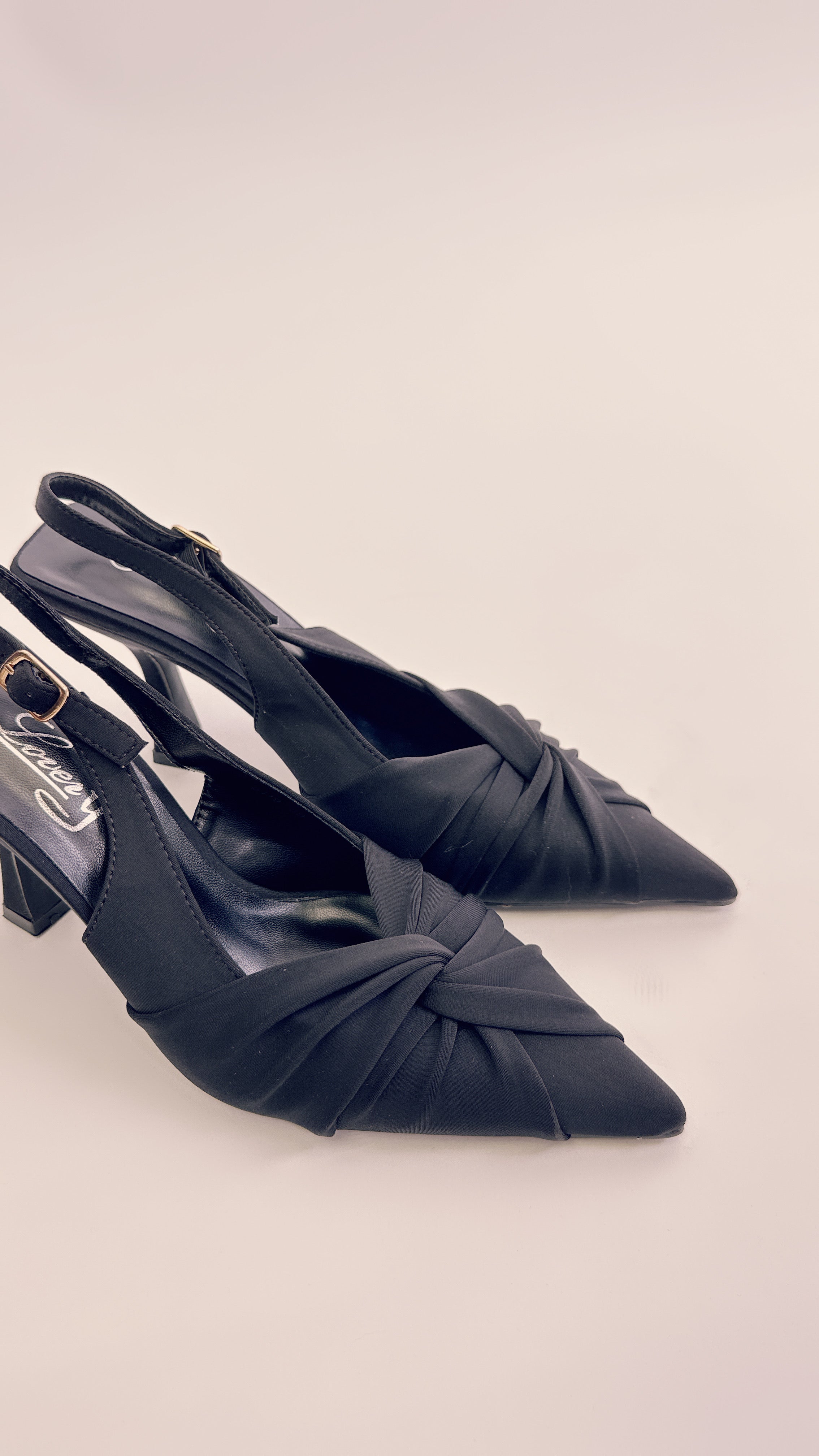 Slingback black 3119