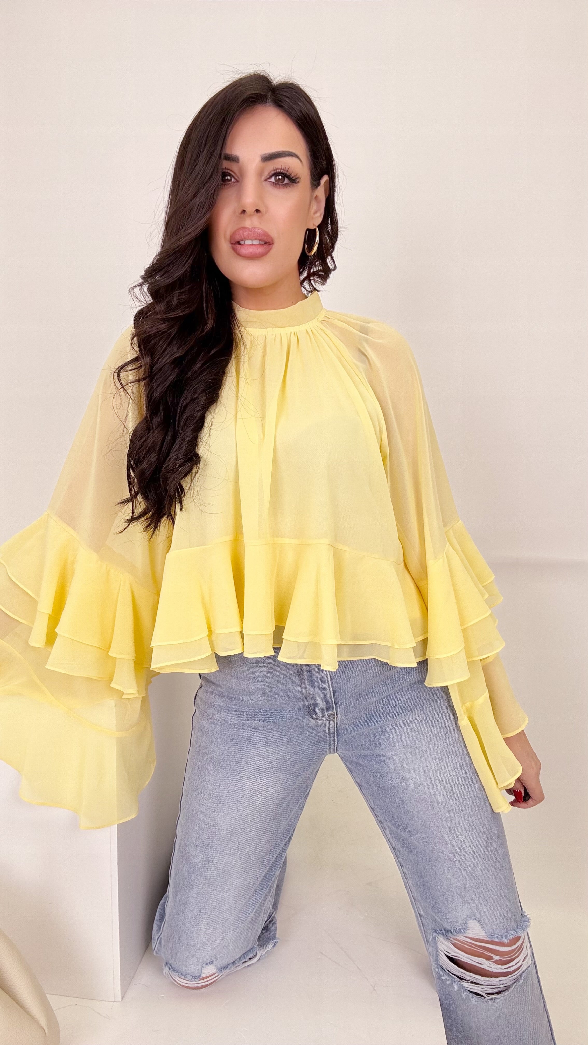 Camicia volant soft