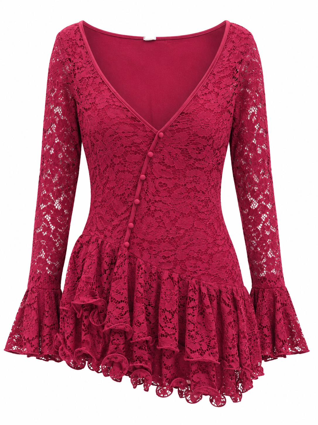 Abito mini in pizzo
