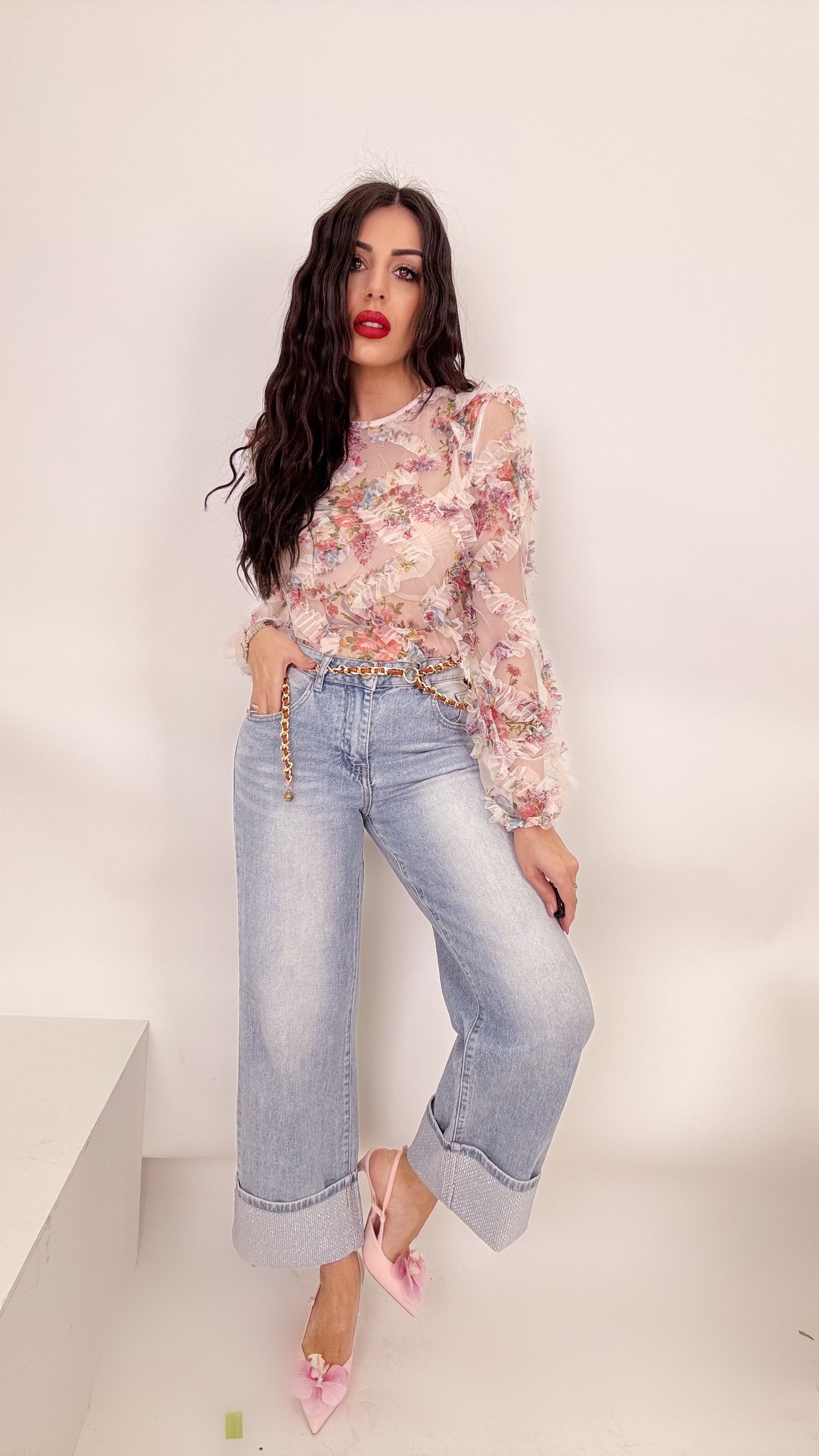 Denim piegone “Boemia”