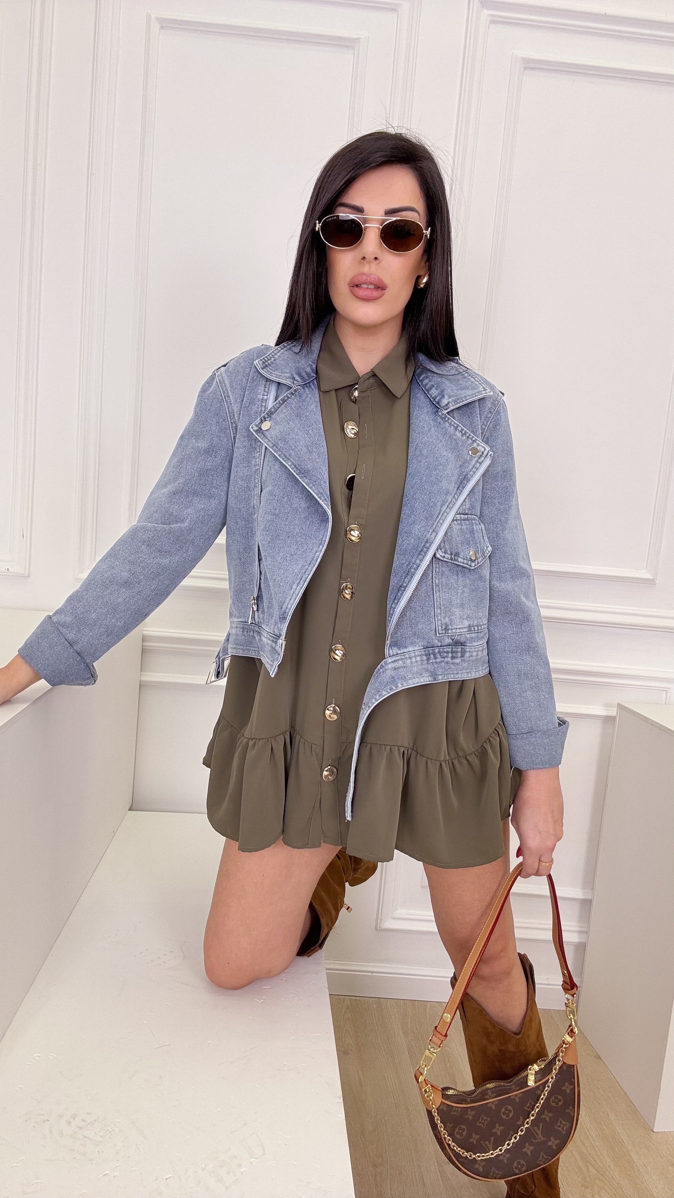 Chiodo in denim