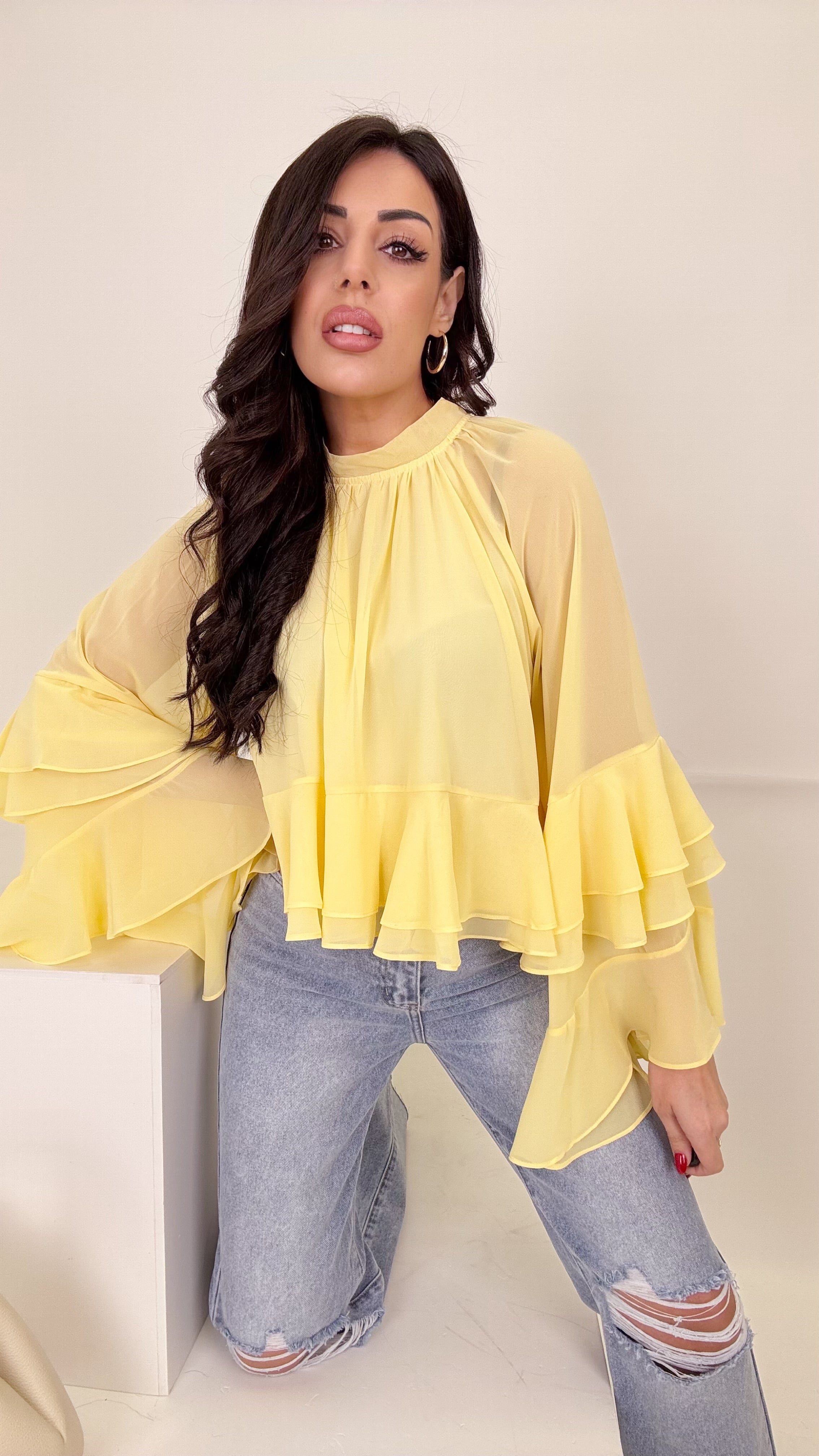 Camicia volant soft