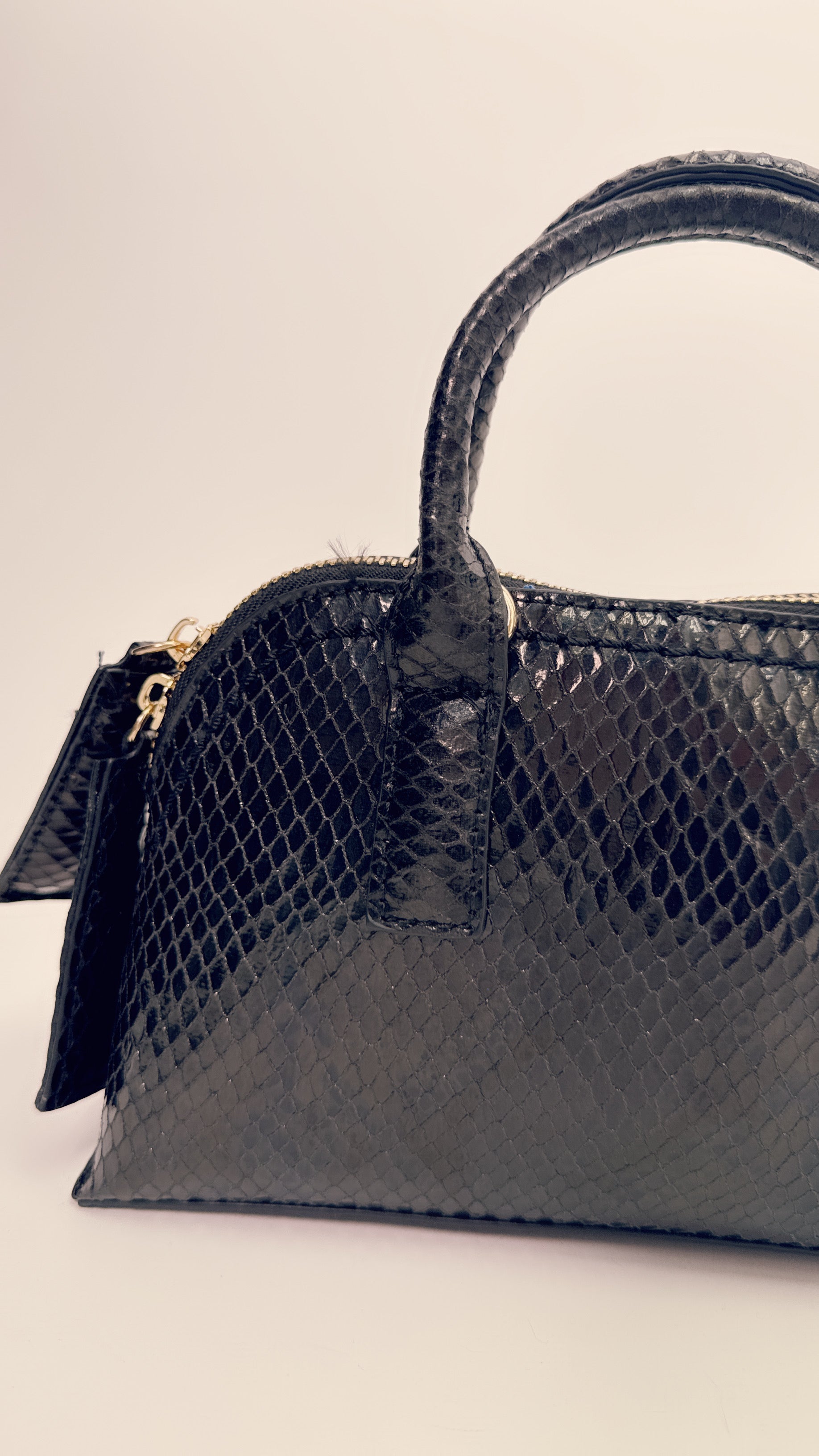 Mini bag martellata