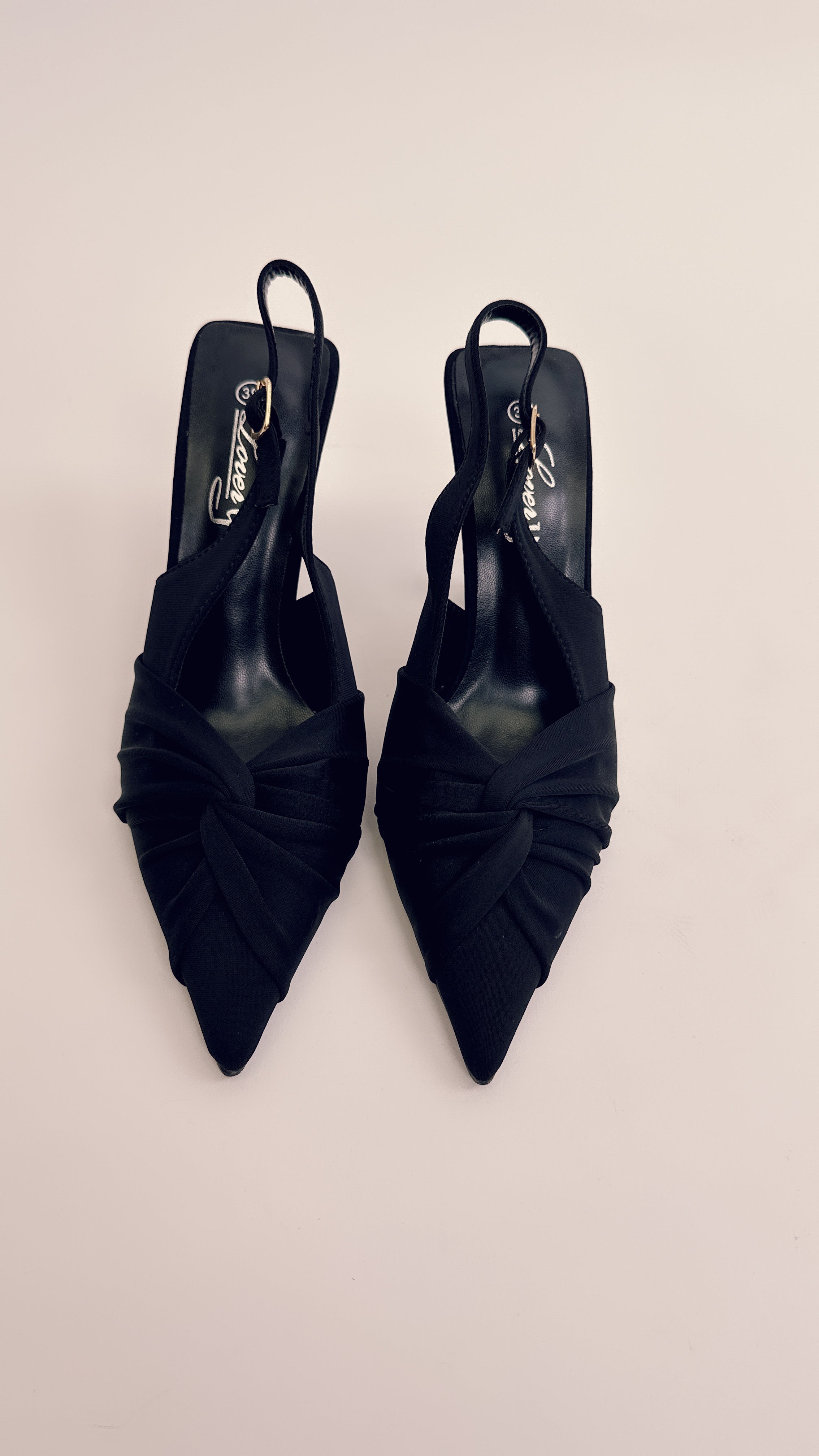 Slingback black 3119