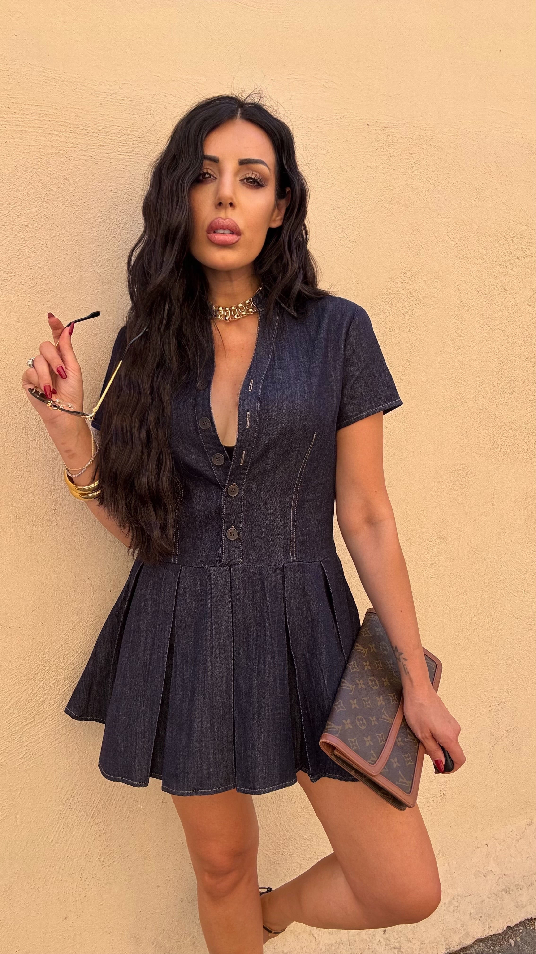Abitino blu denim