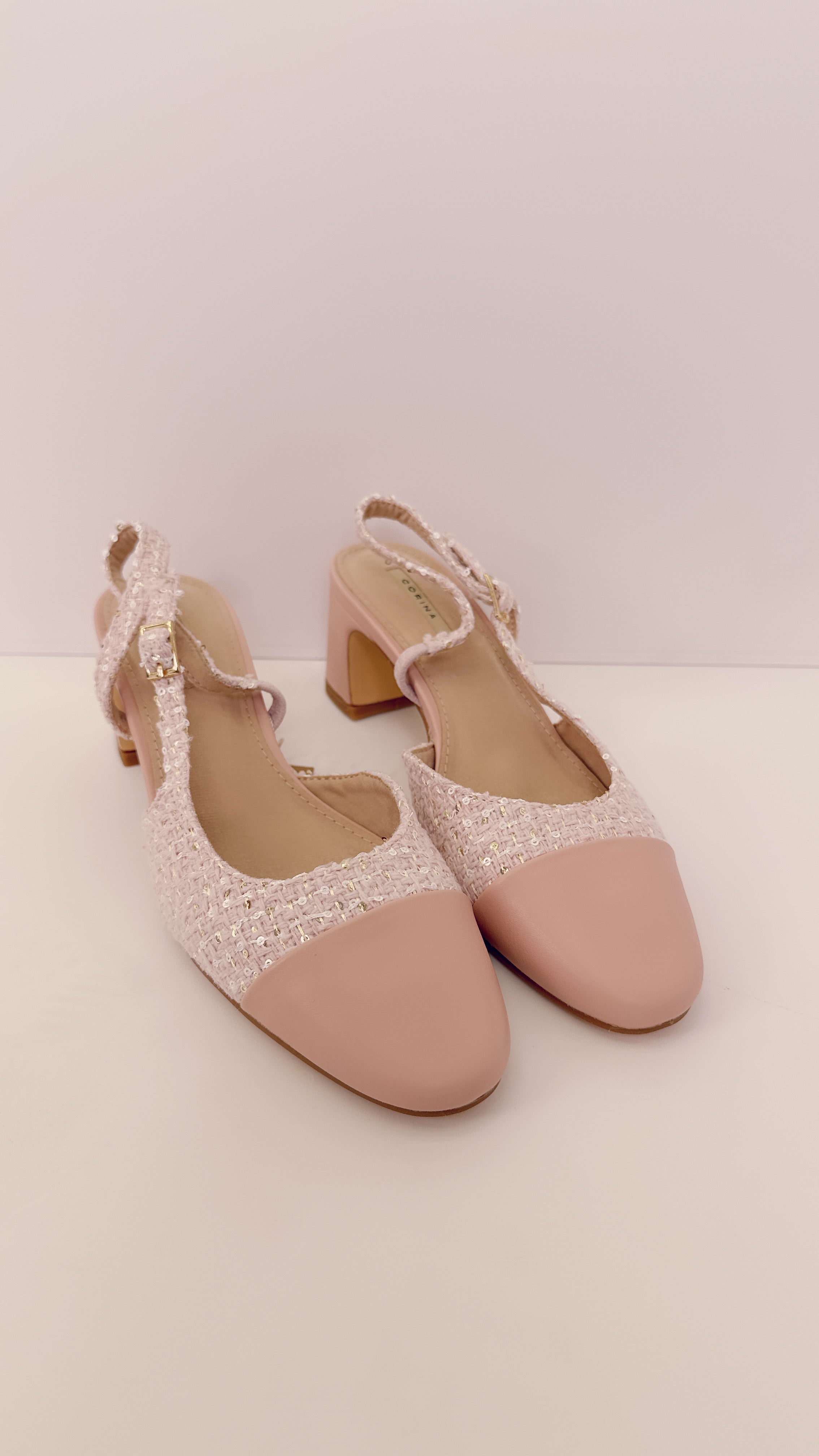 Slingback corina rosa