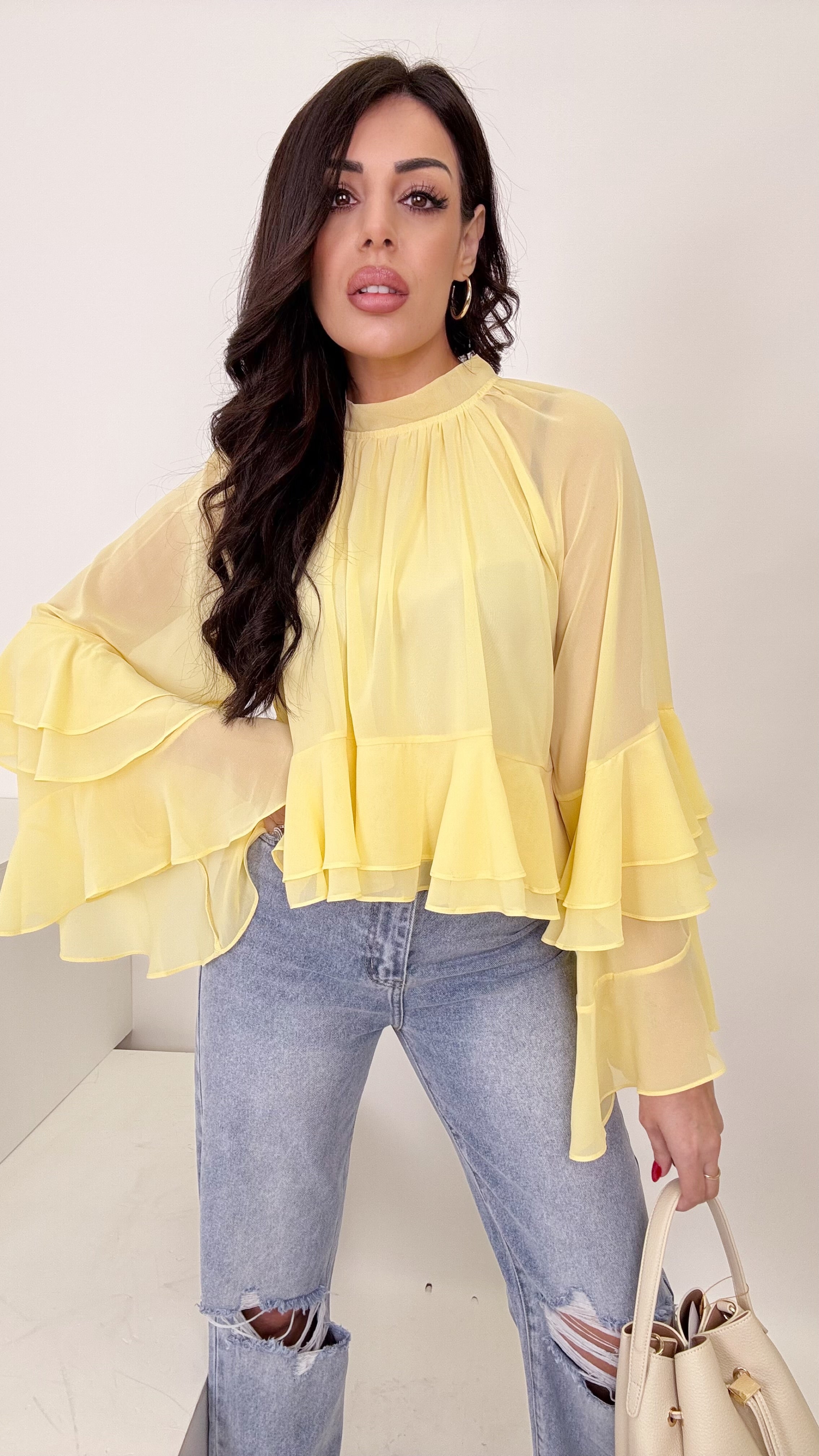 Camicia volant soft