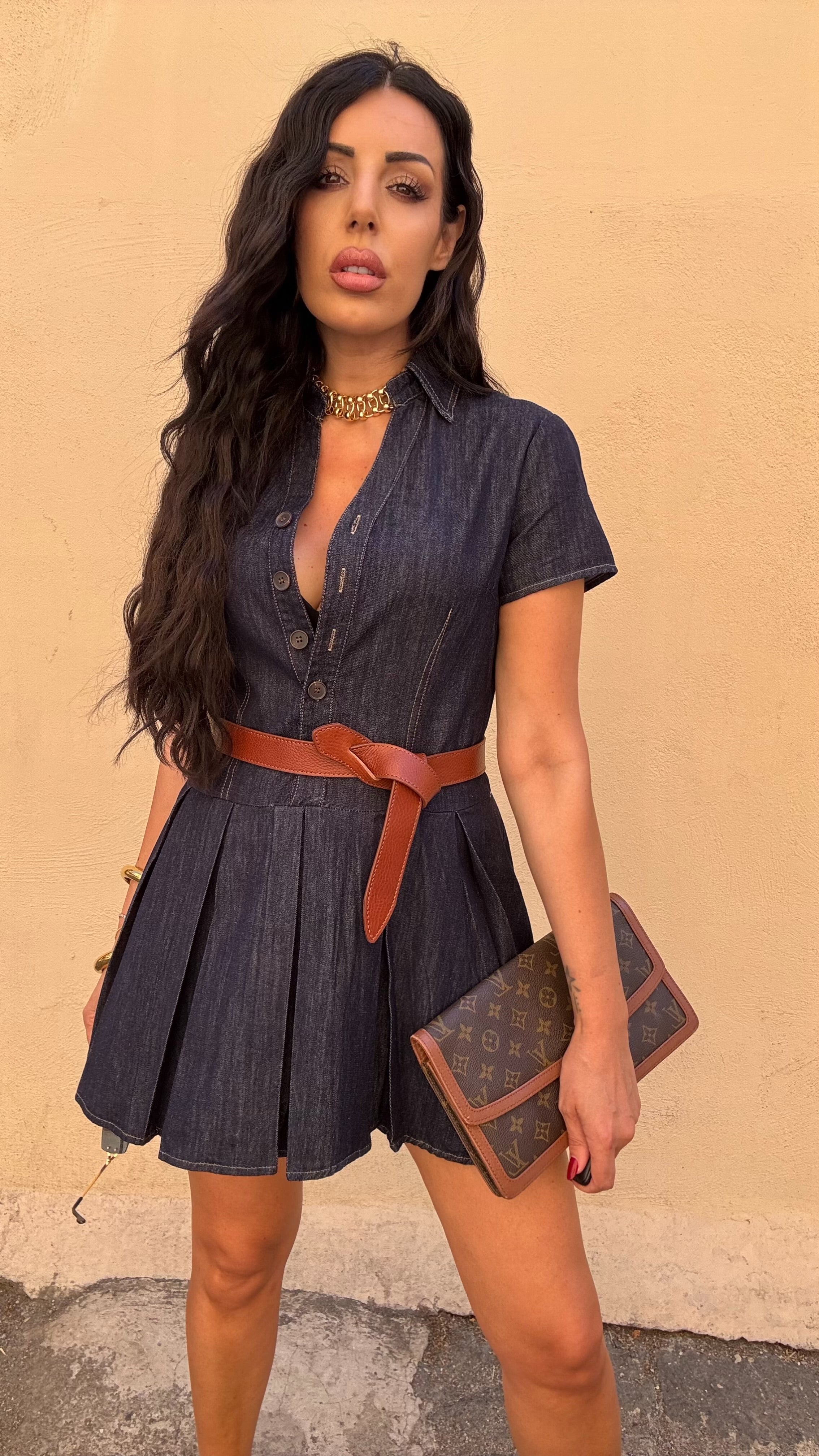 Abitino blu denim