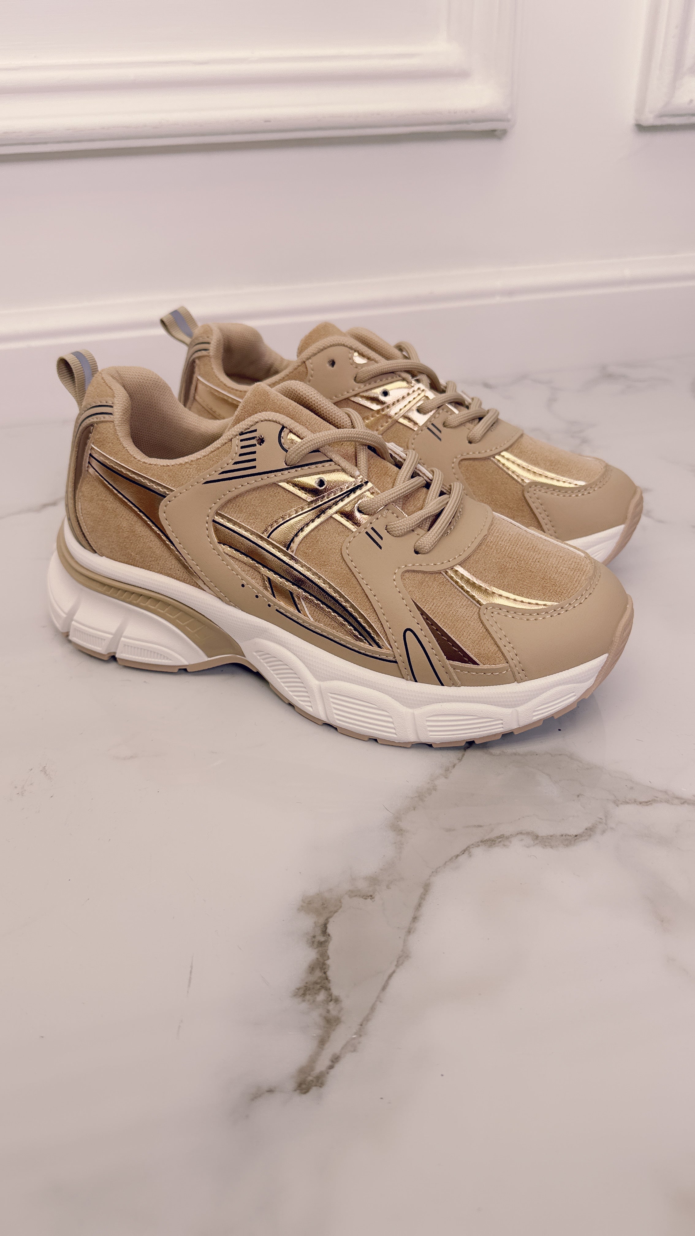 Sneakers beige scuro 169