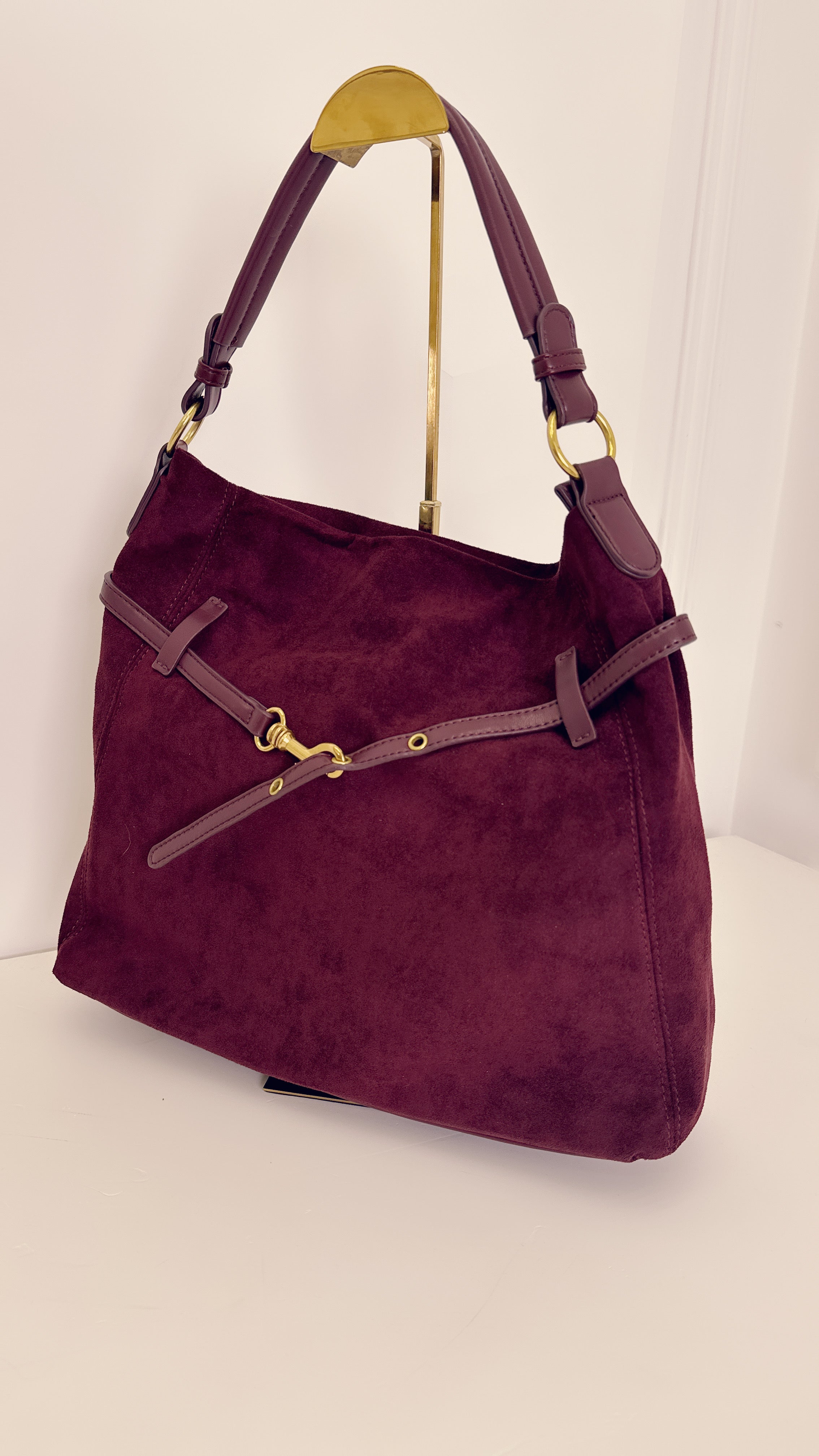 Borsa sacco bordeaux