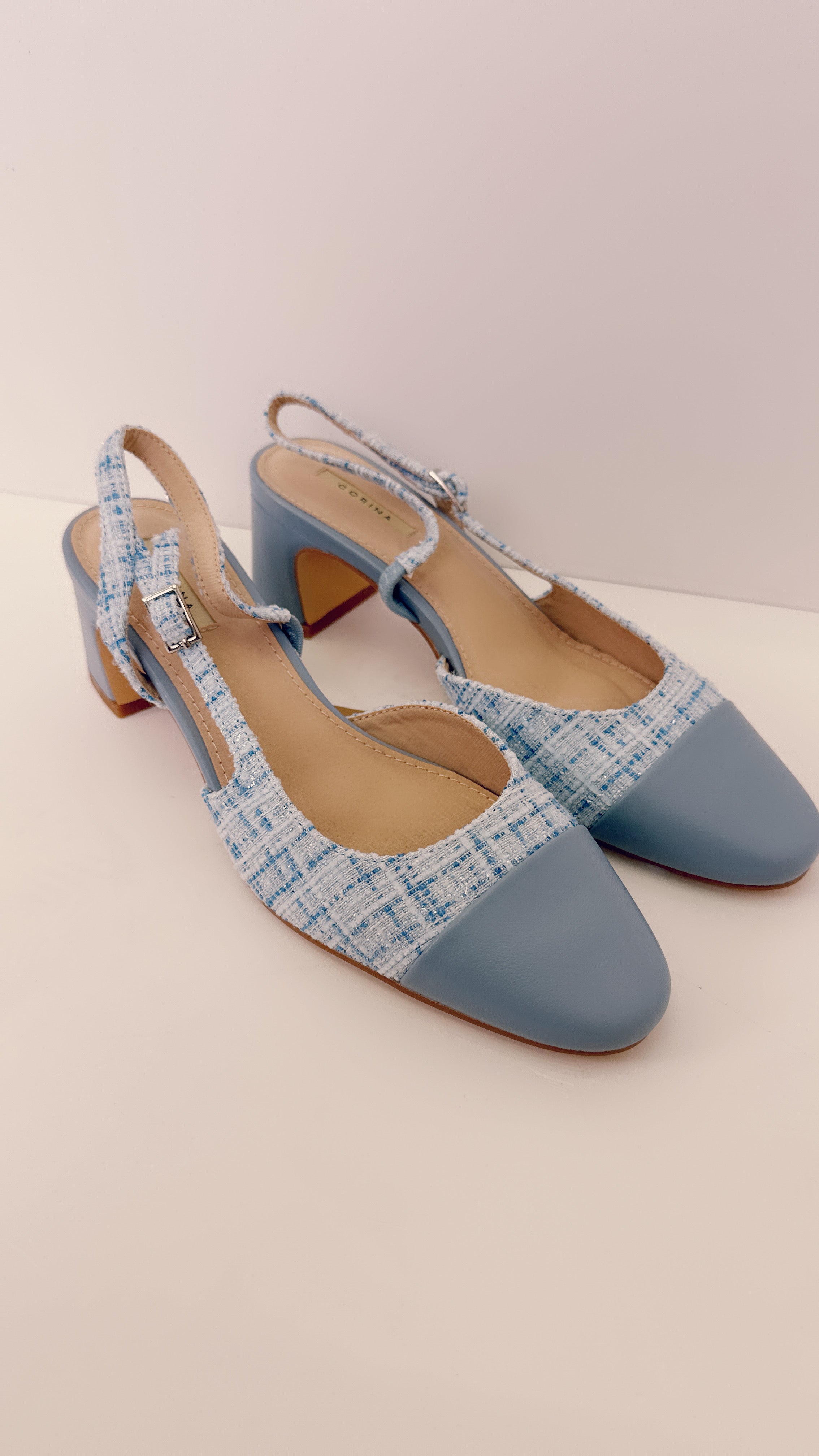 Slingback corina carta da zucchero