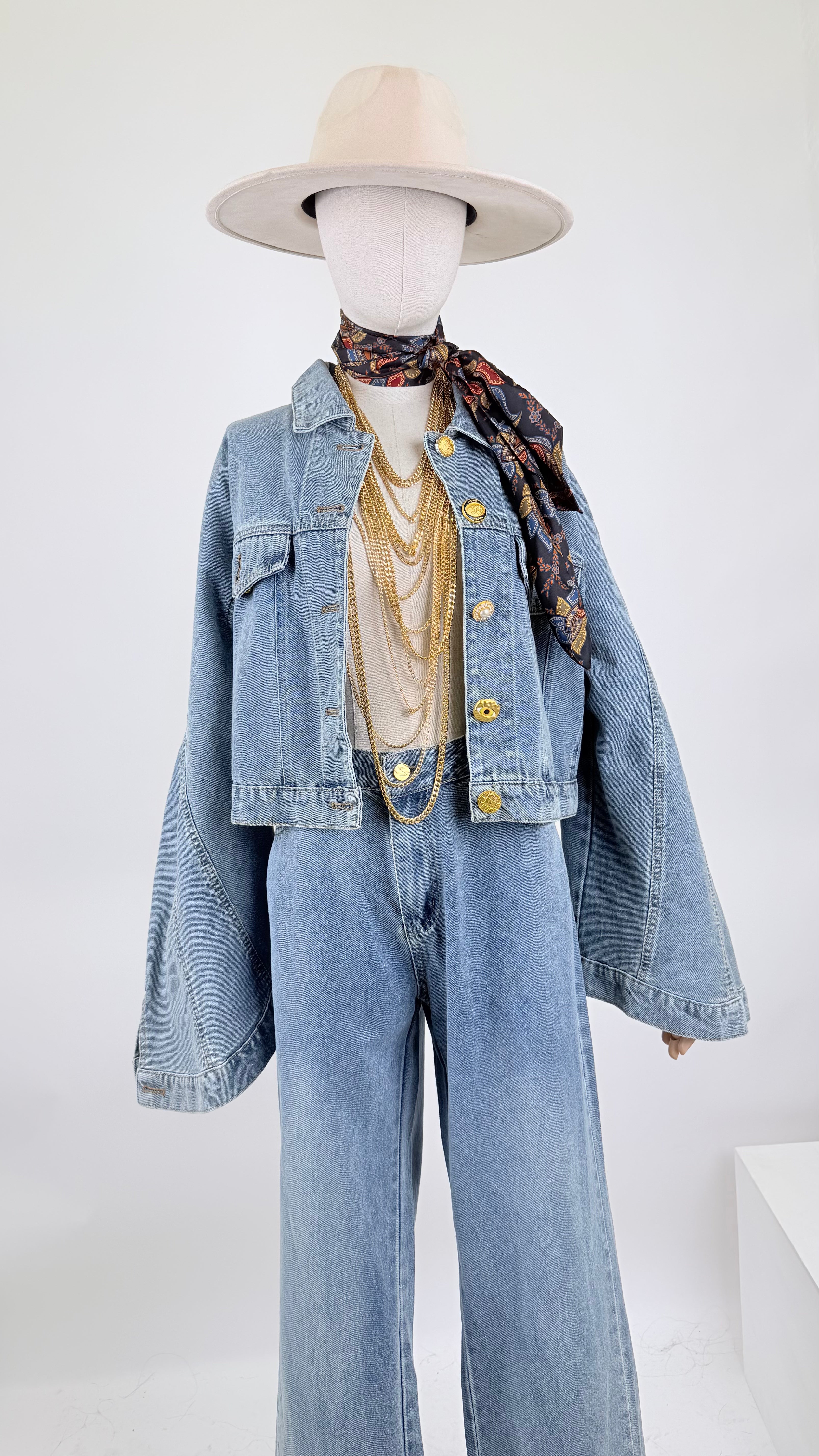Coordinato denim Luxury .
