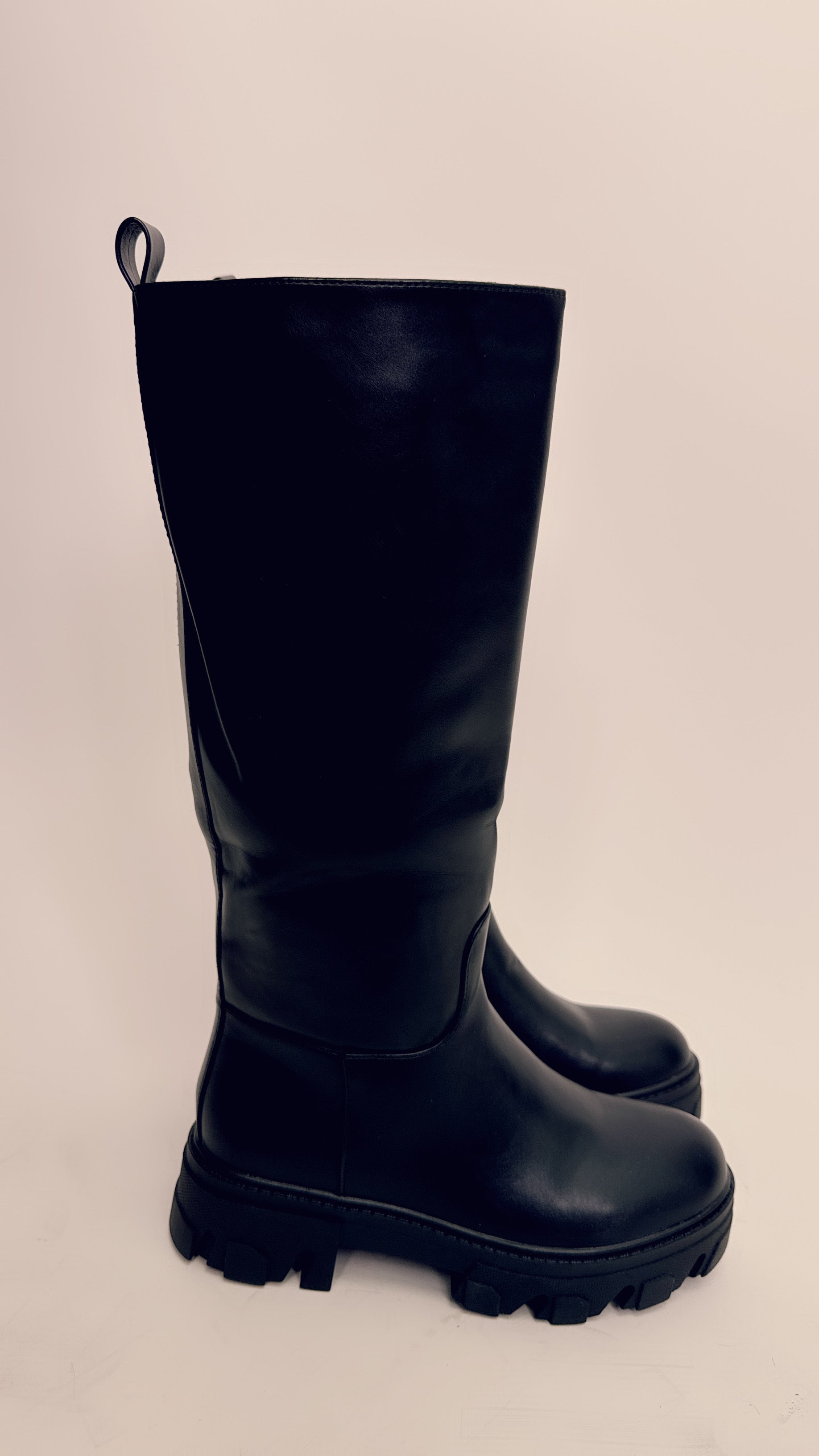 Stivale combat nero