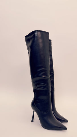 Stivale alto nero 9817