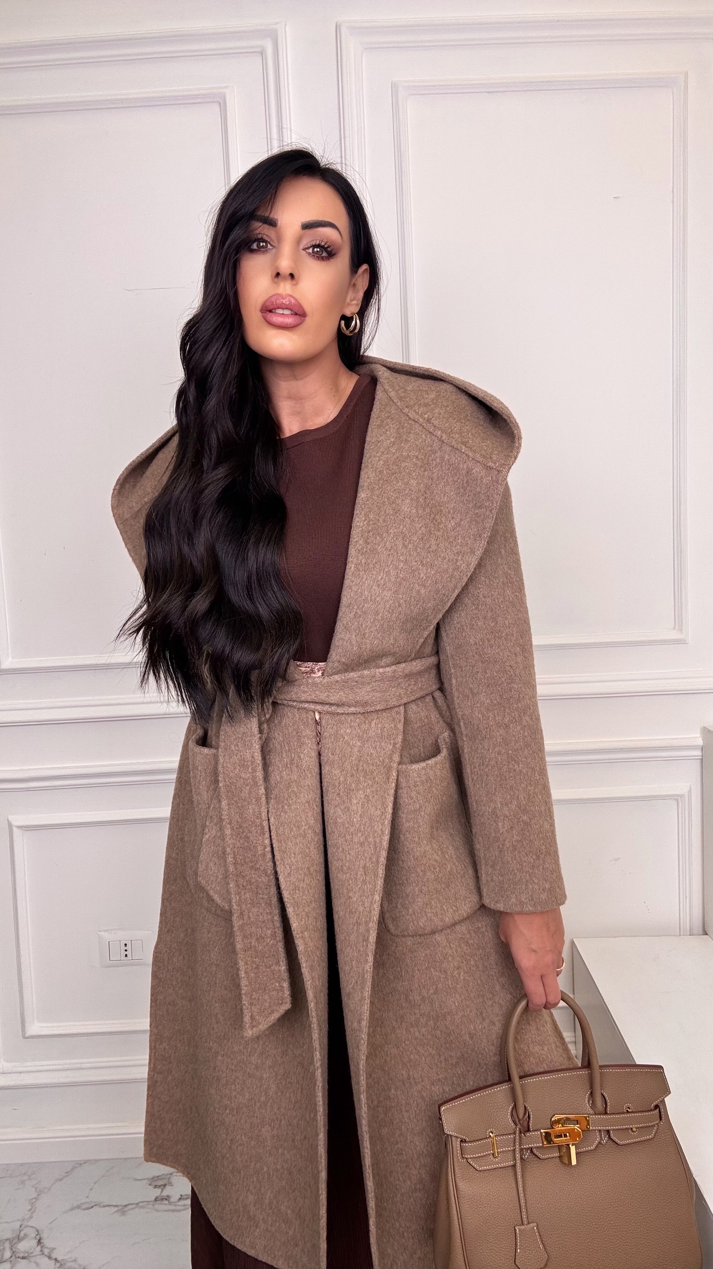 Cappotto 95% lana 5% seta