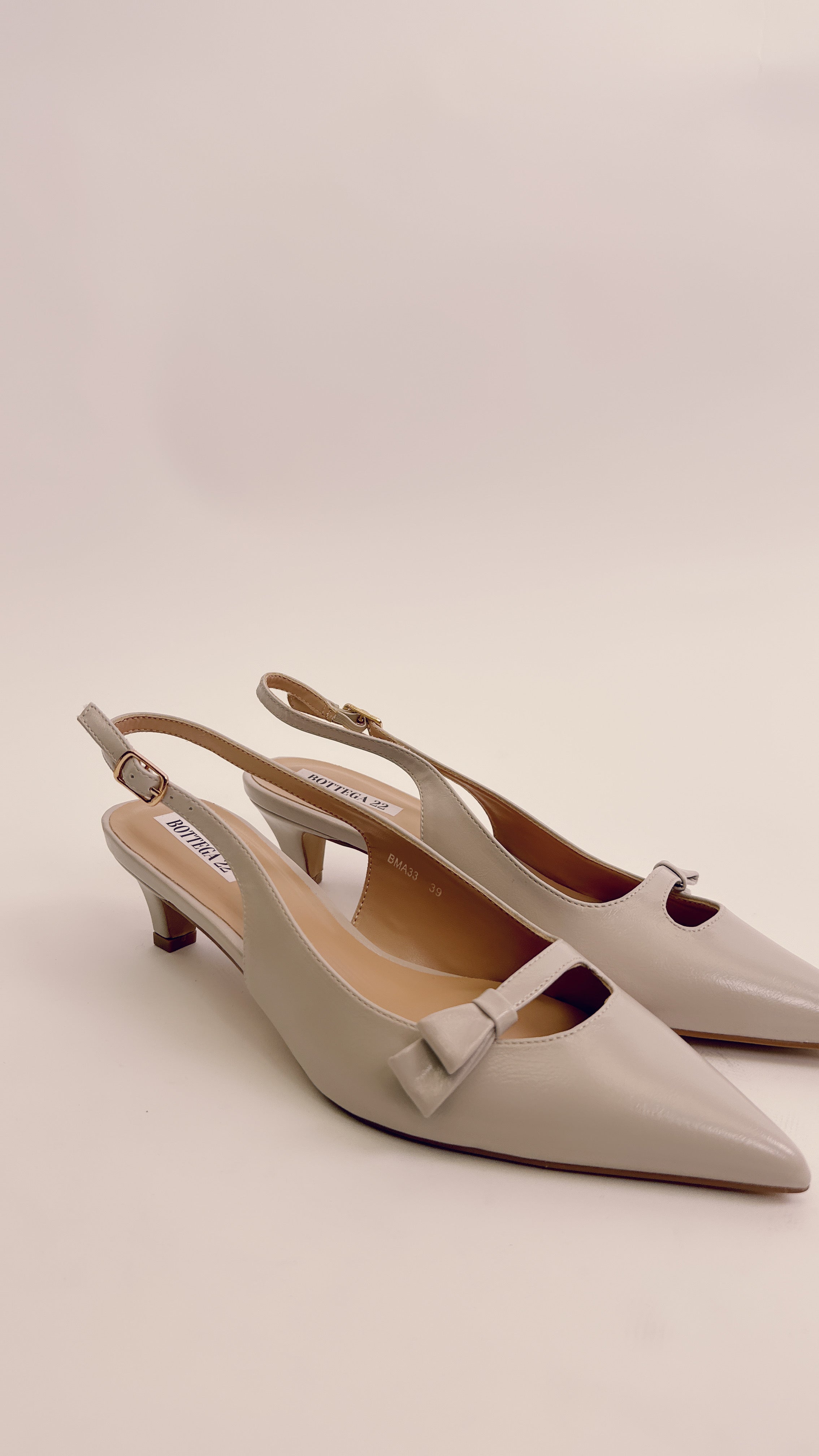 Slingback beige bma33