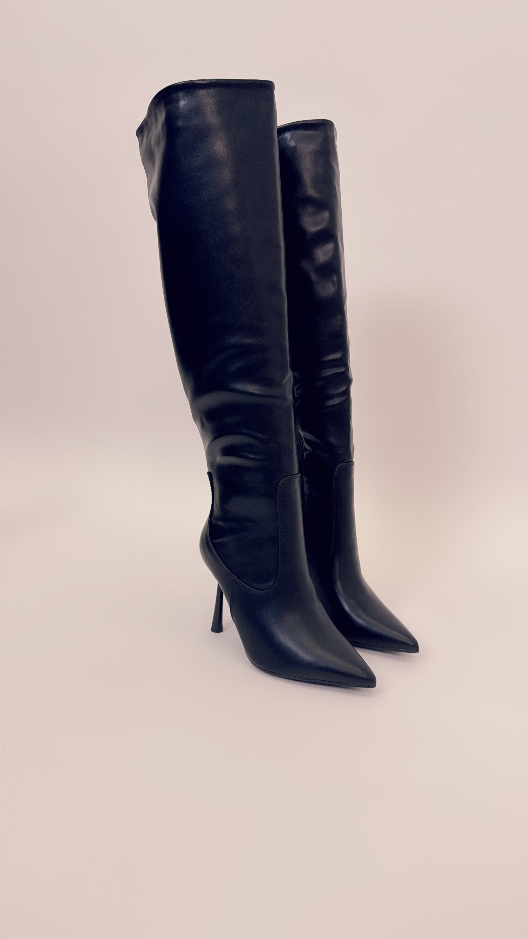 Stivale alto nero 9817