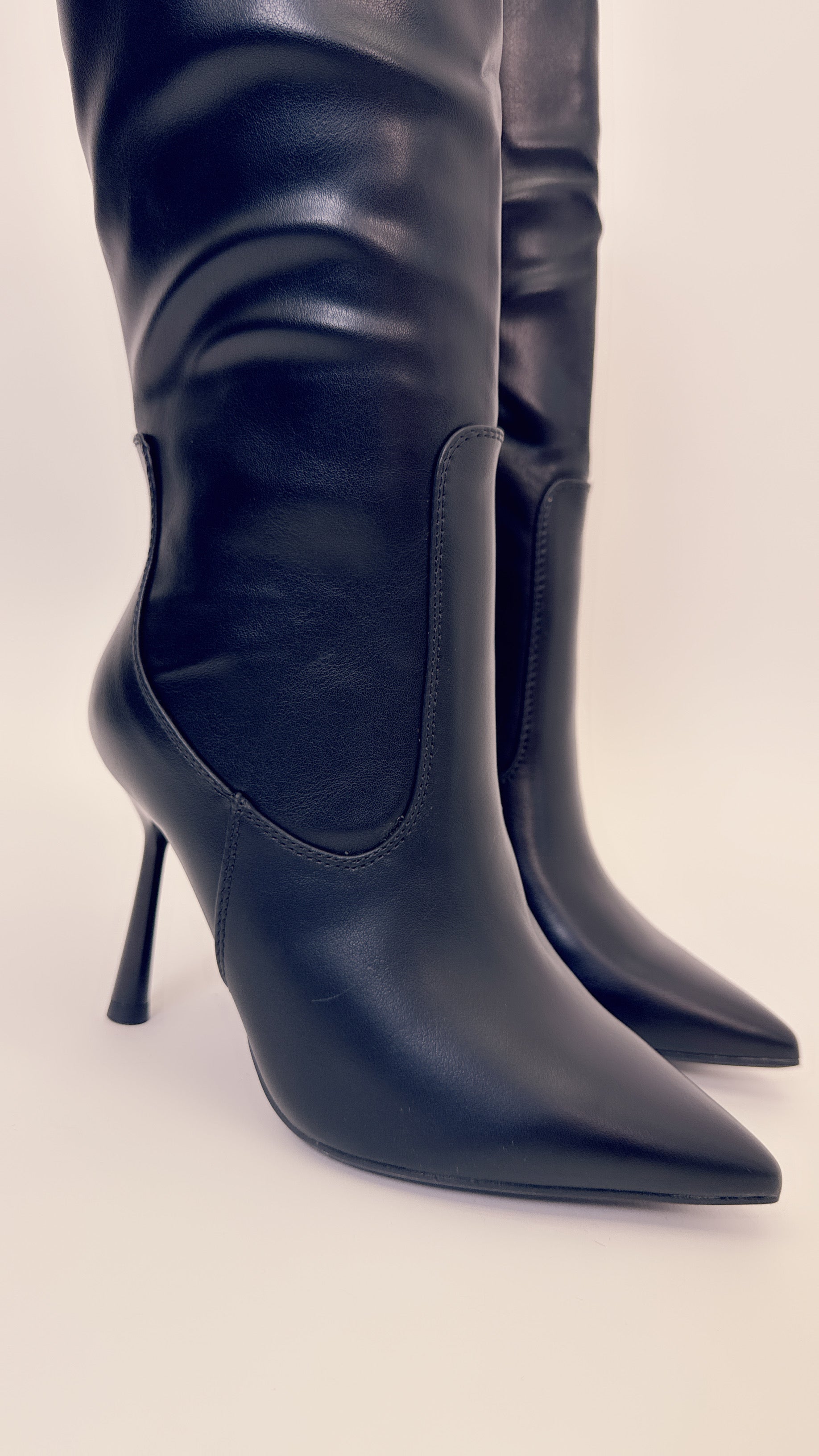 Stivale alto nero 9817