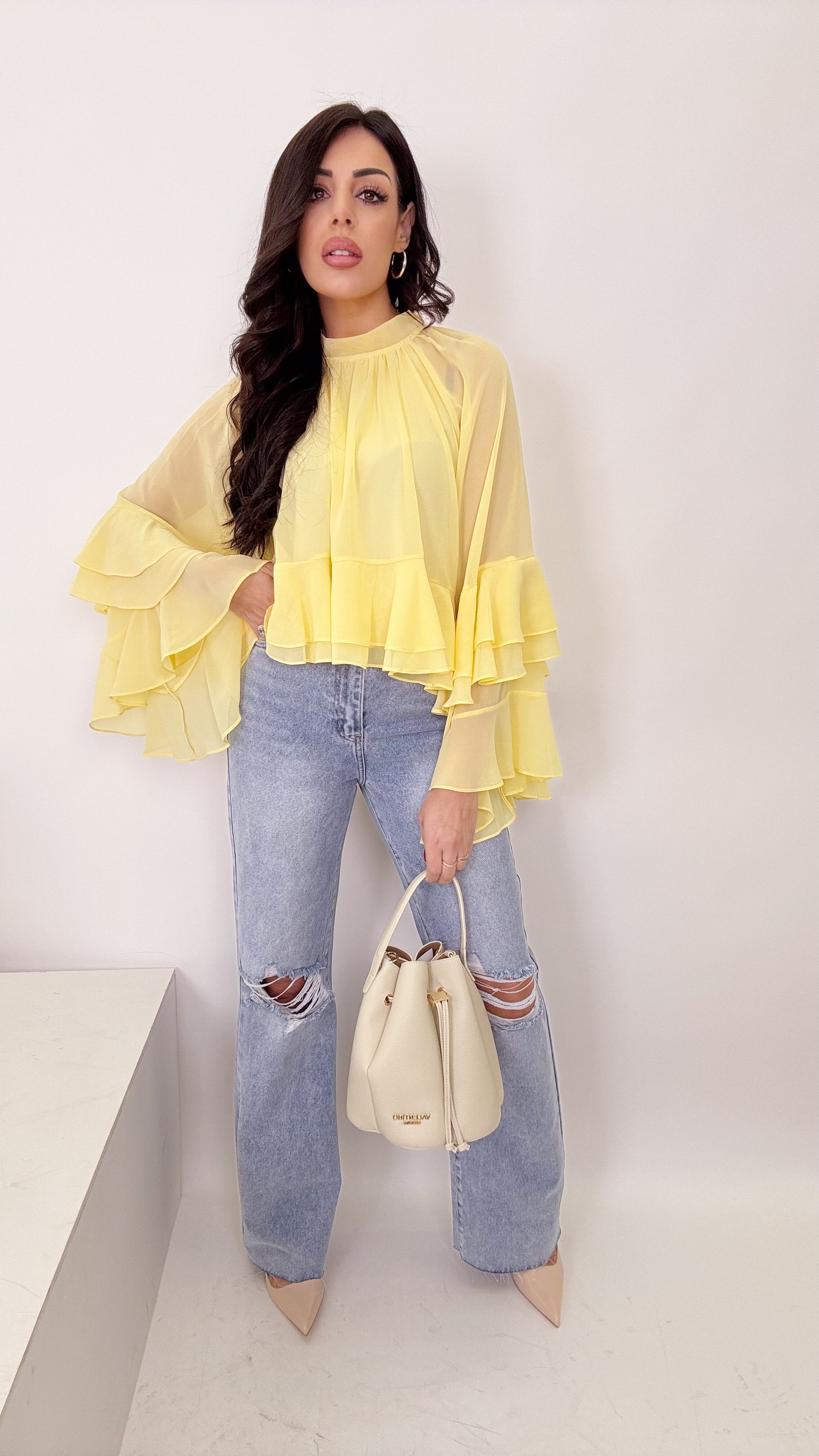 Camicia volant soft