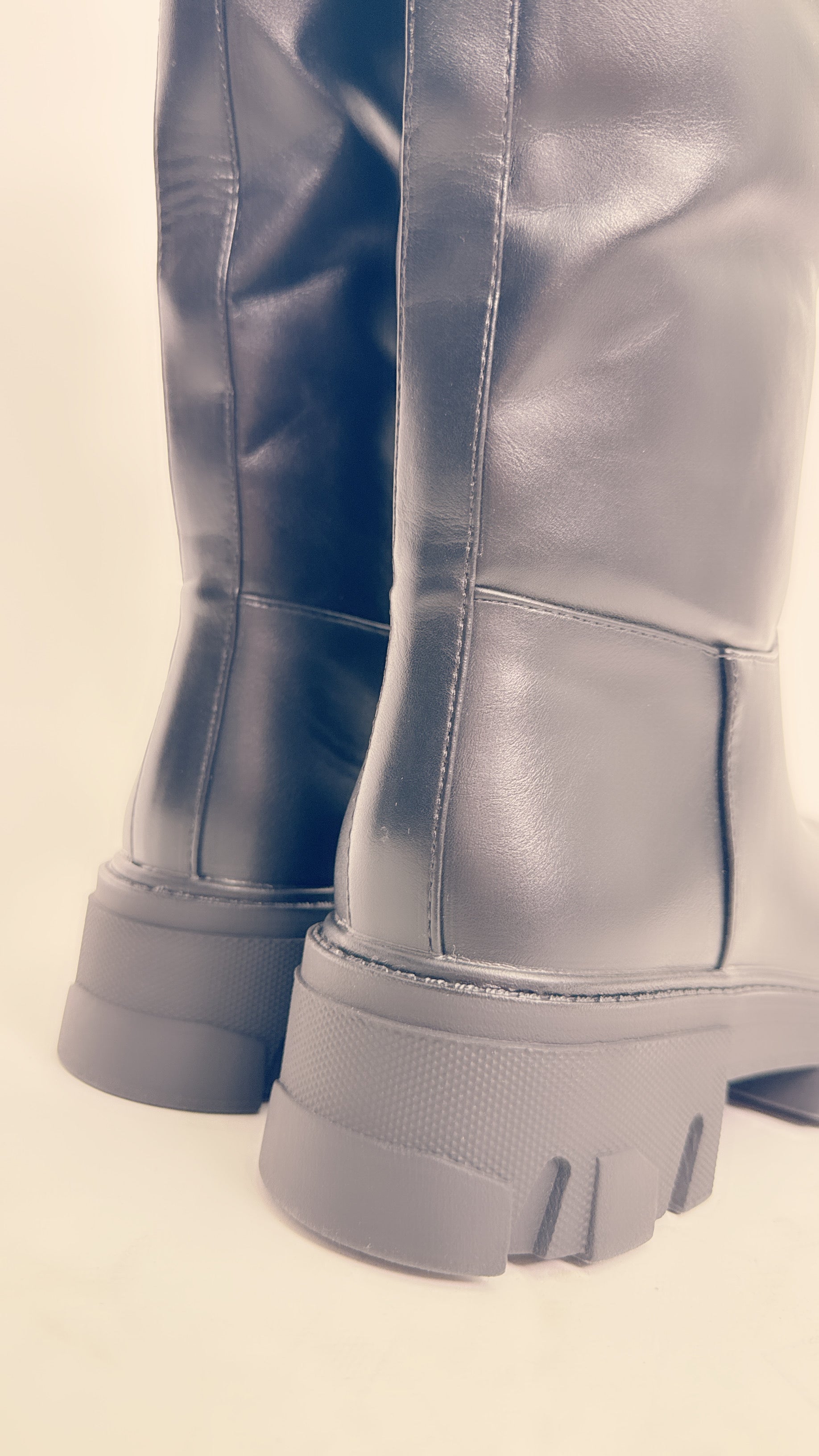 Stivale combat nero