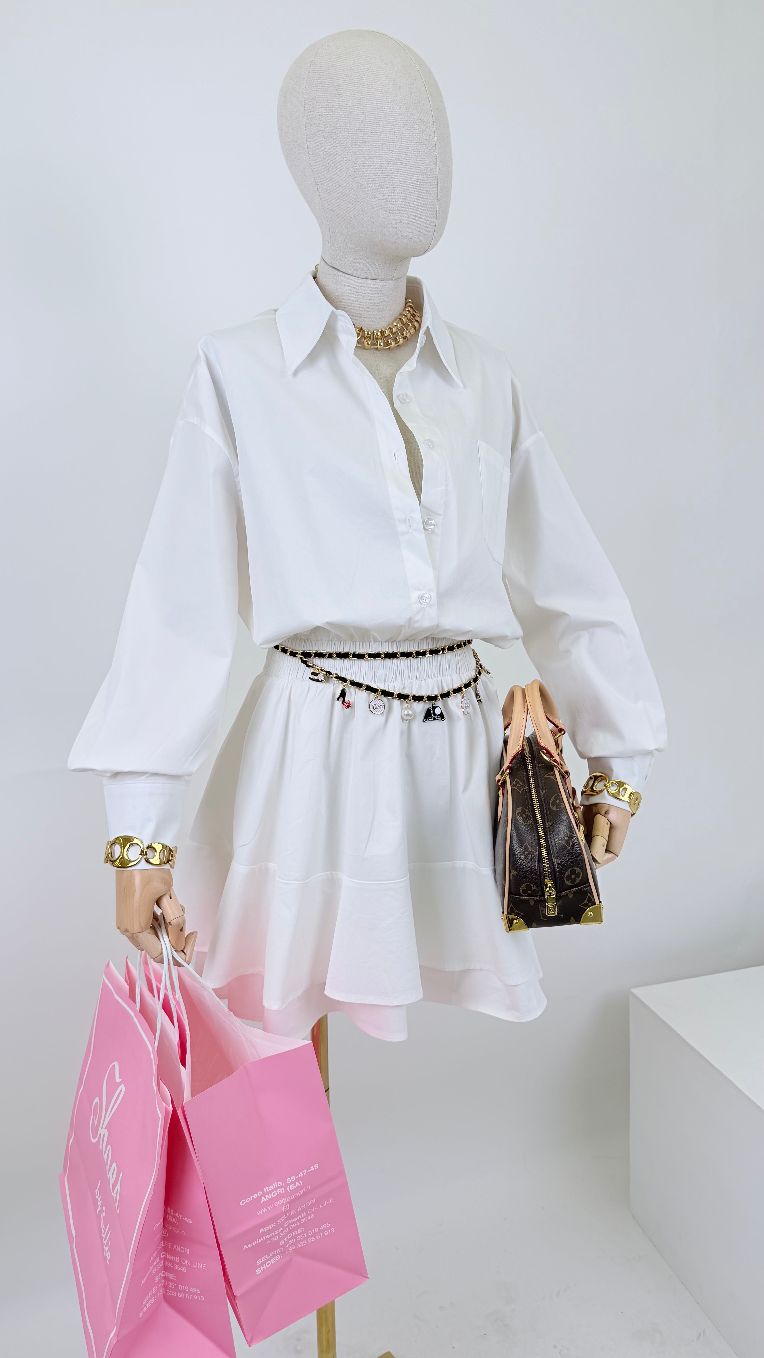 Abitino camicia white