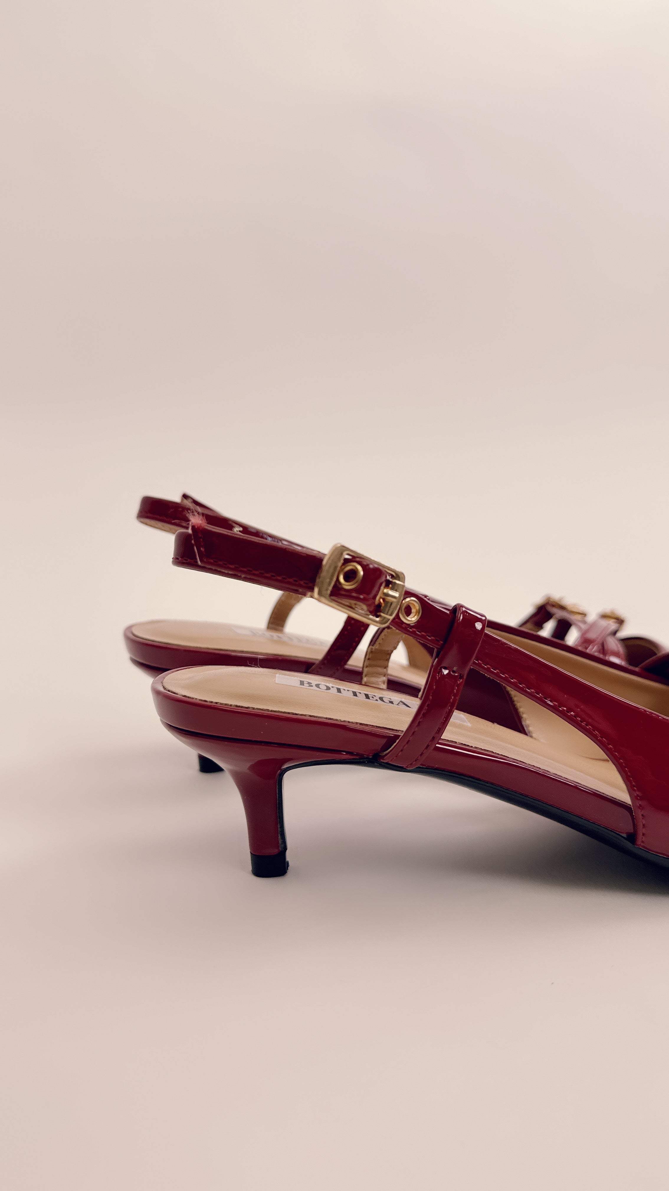 Slingback bordoux bma57