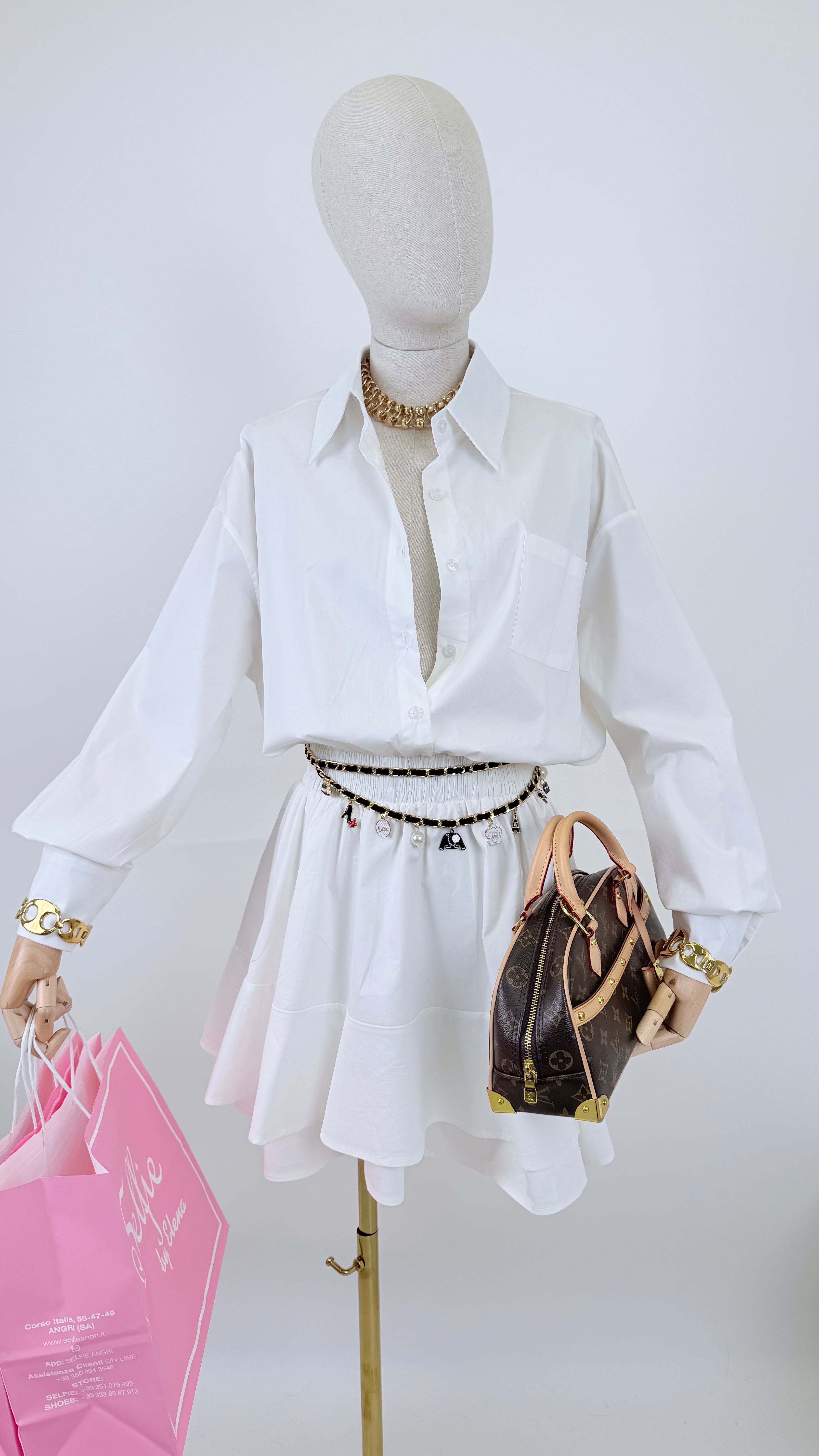 Abitino camicia white